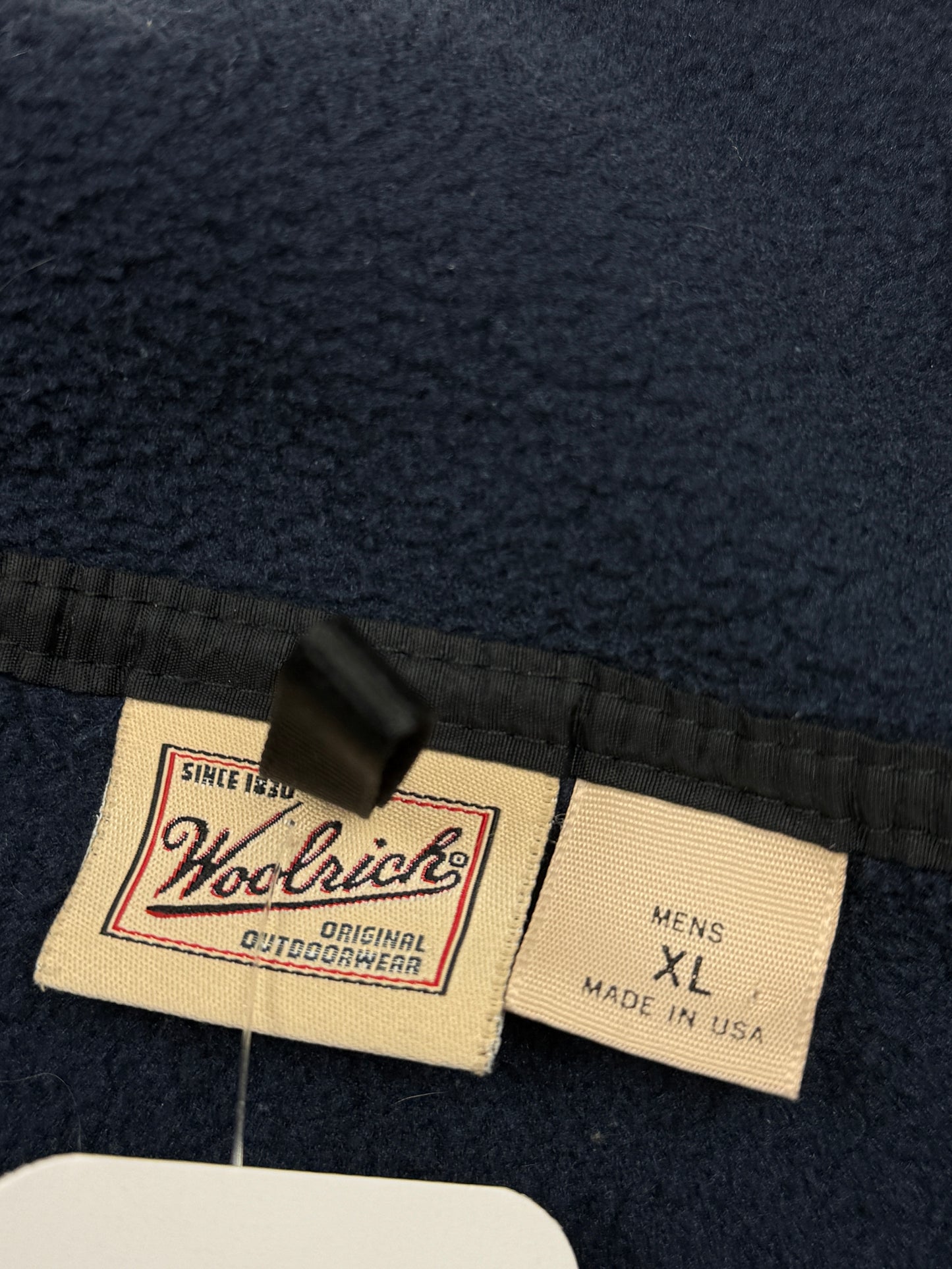 Vintage 90s Woolrich Polartec Snap Tee Pullover Fleece Sweater Size XL Made USA