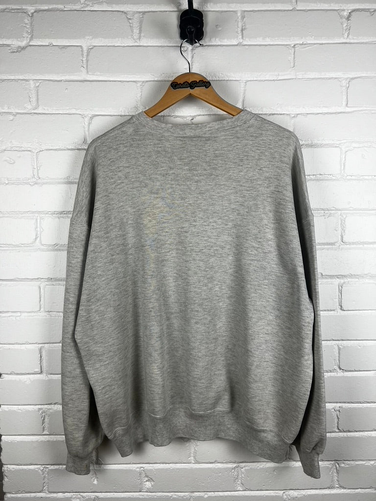 Vintage 90s Cenrtal College Big Graphic Colliegate Russel Athletic Sweatshirt Size XXL