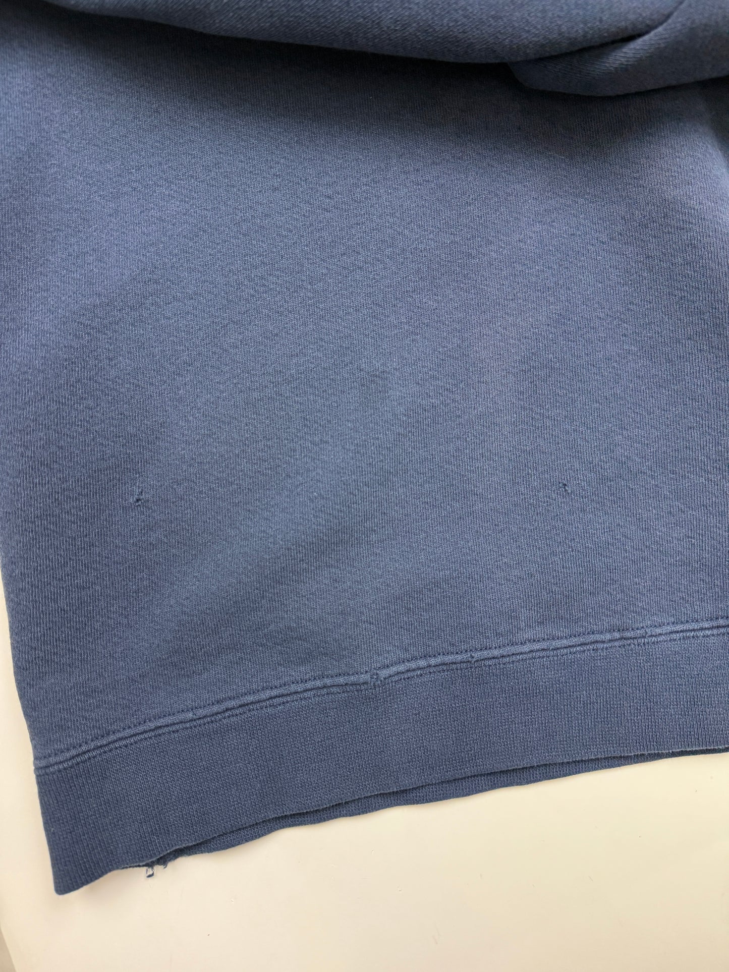 Vintage 90s Nike Embroidered Mini Swoosh Crewneck Sweatshirt Size XL Navy Blue