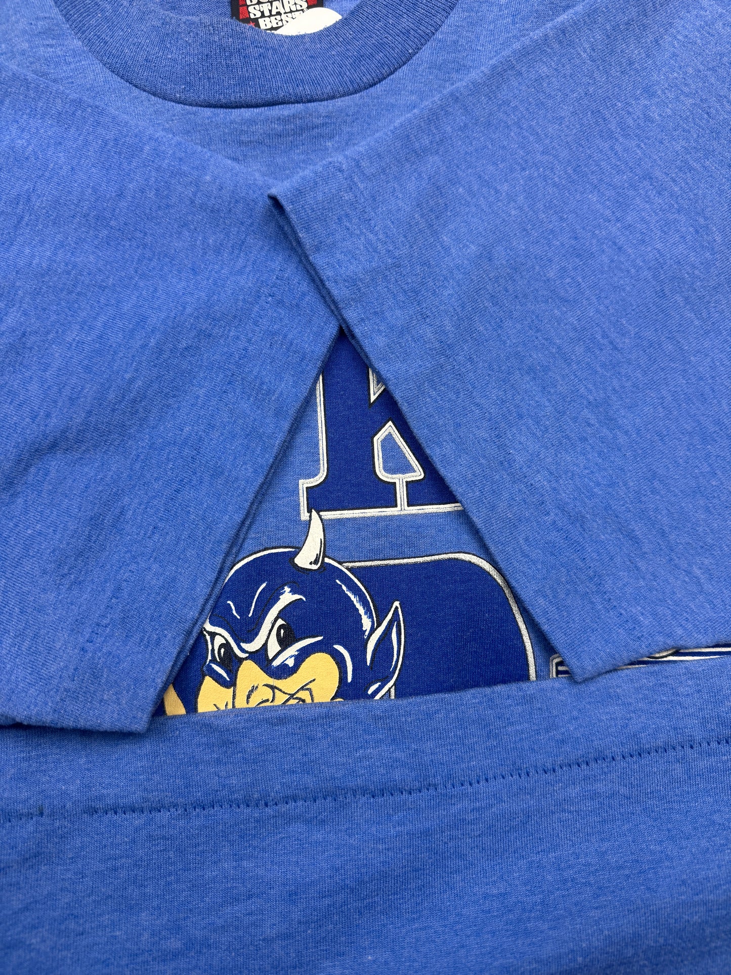 Vintage 1991 Duke Blue Devils National Champs NCAA Basketball March Madness T Shirt Size L 90s
