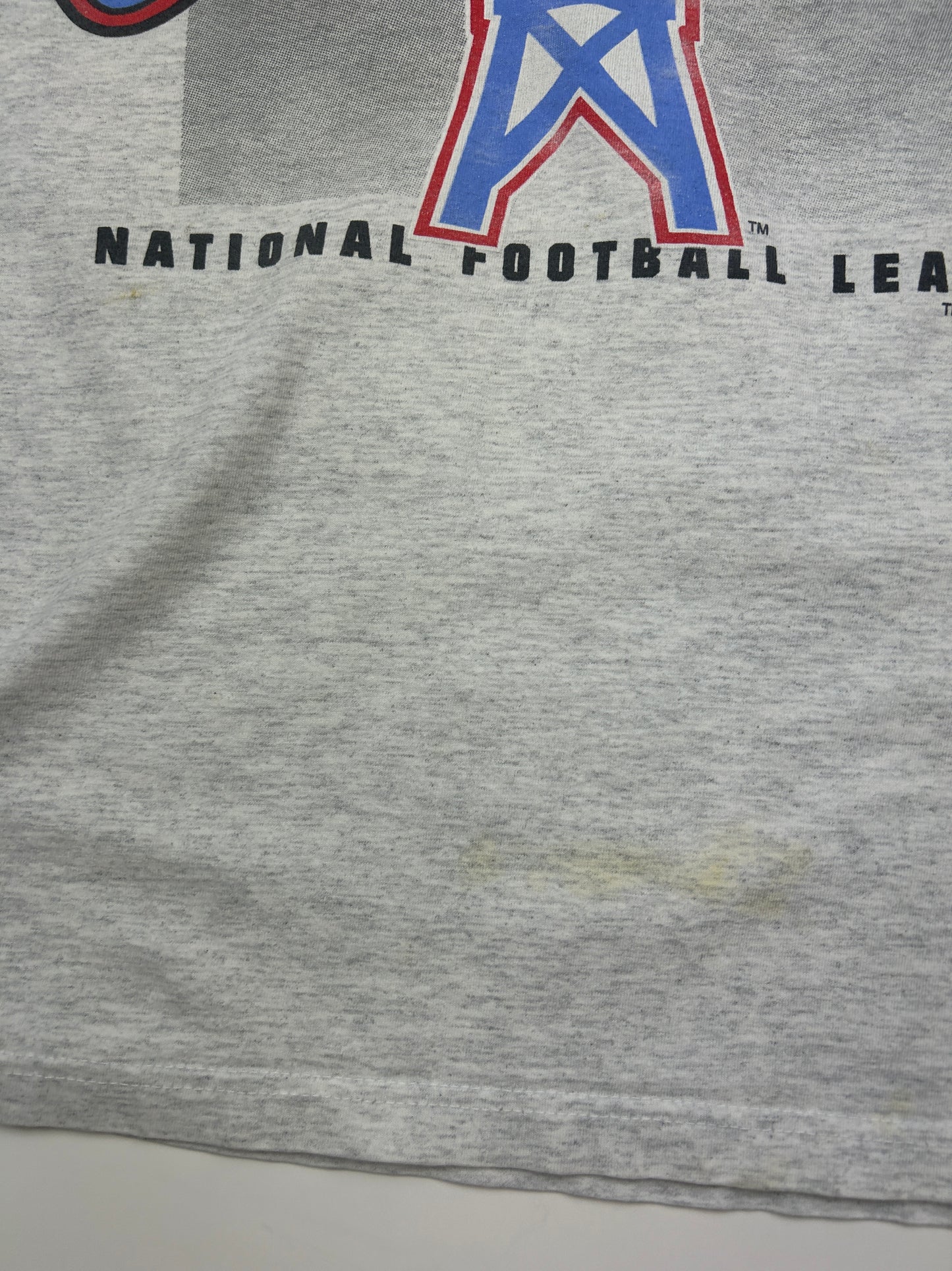 Vintage 1995 Houston Oilers NFL Football Graphic T Shirt Size XL 90s