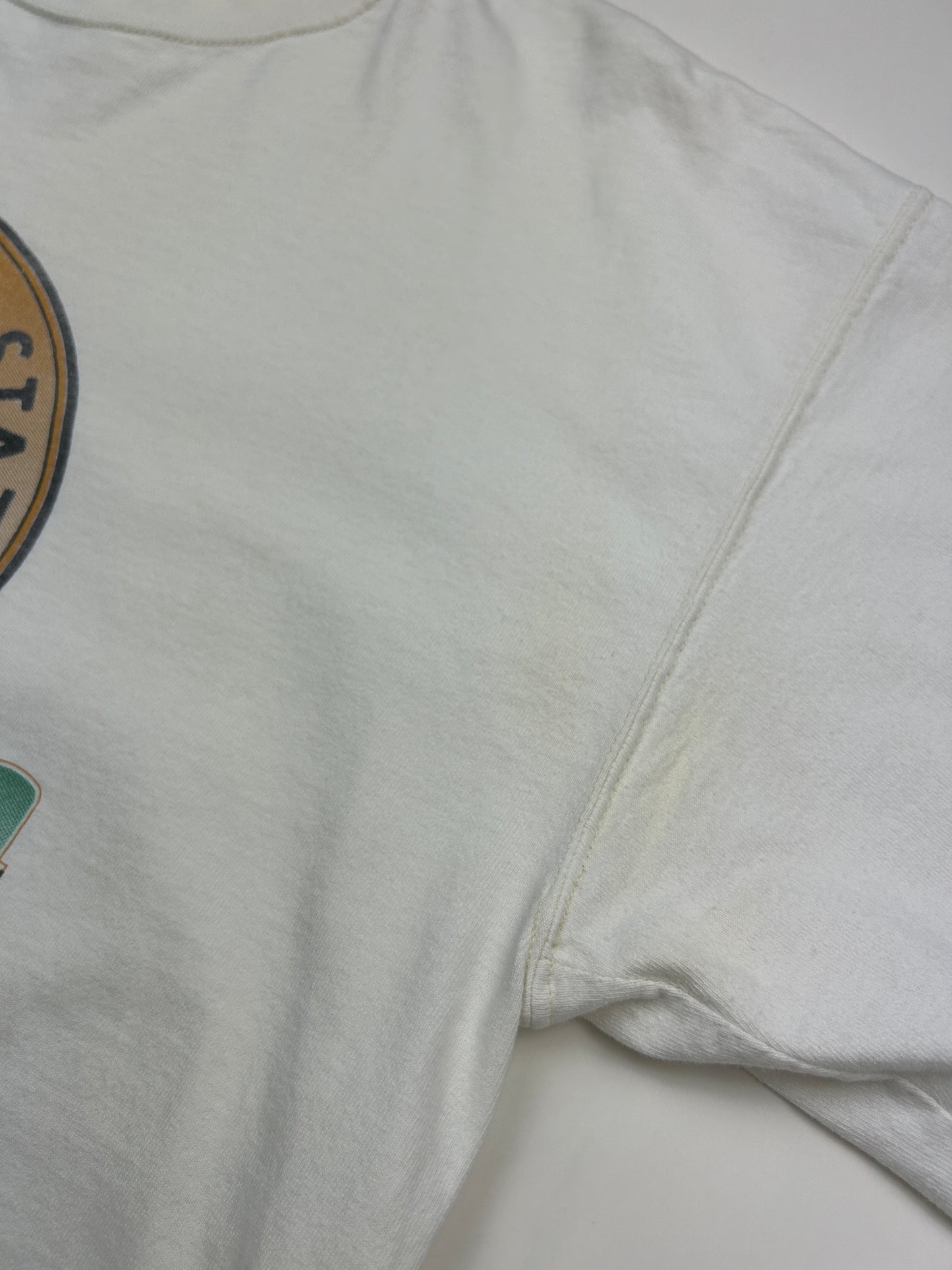 Vintage 90s Michigan State University Spartans Collegiate Crest T Shirt Size L