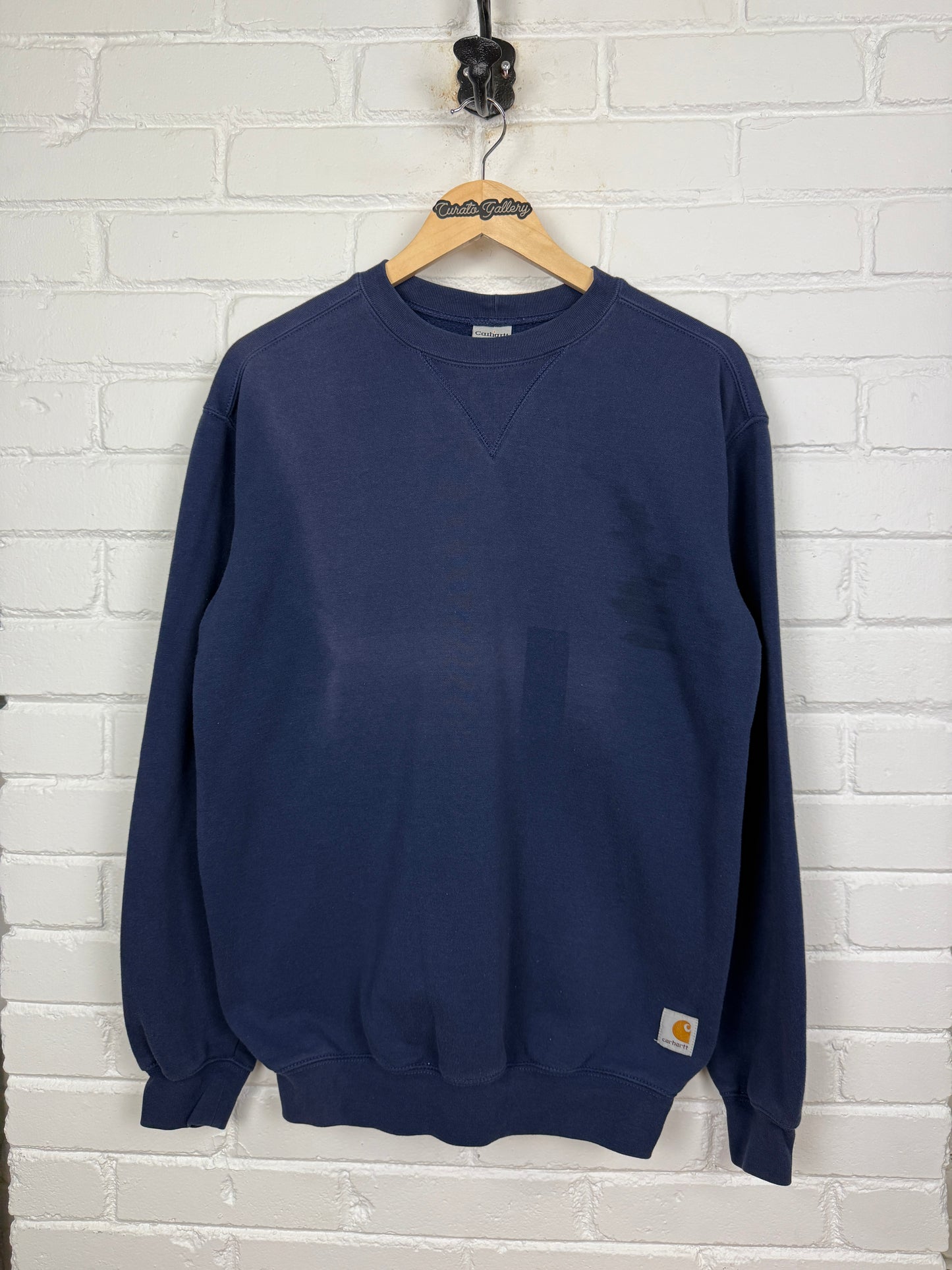 Vintage 90s Carhartt Embroidered Logo Blank Crewneck Sweatshirt Size L