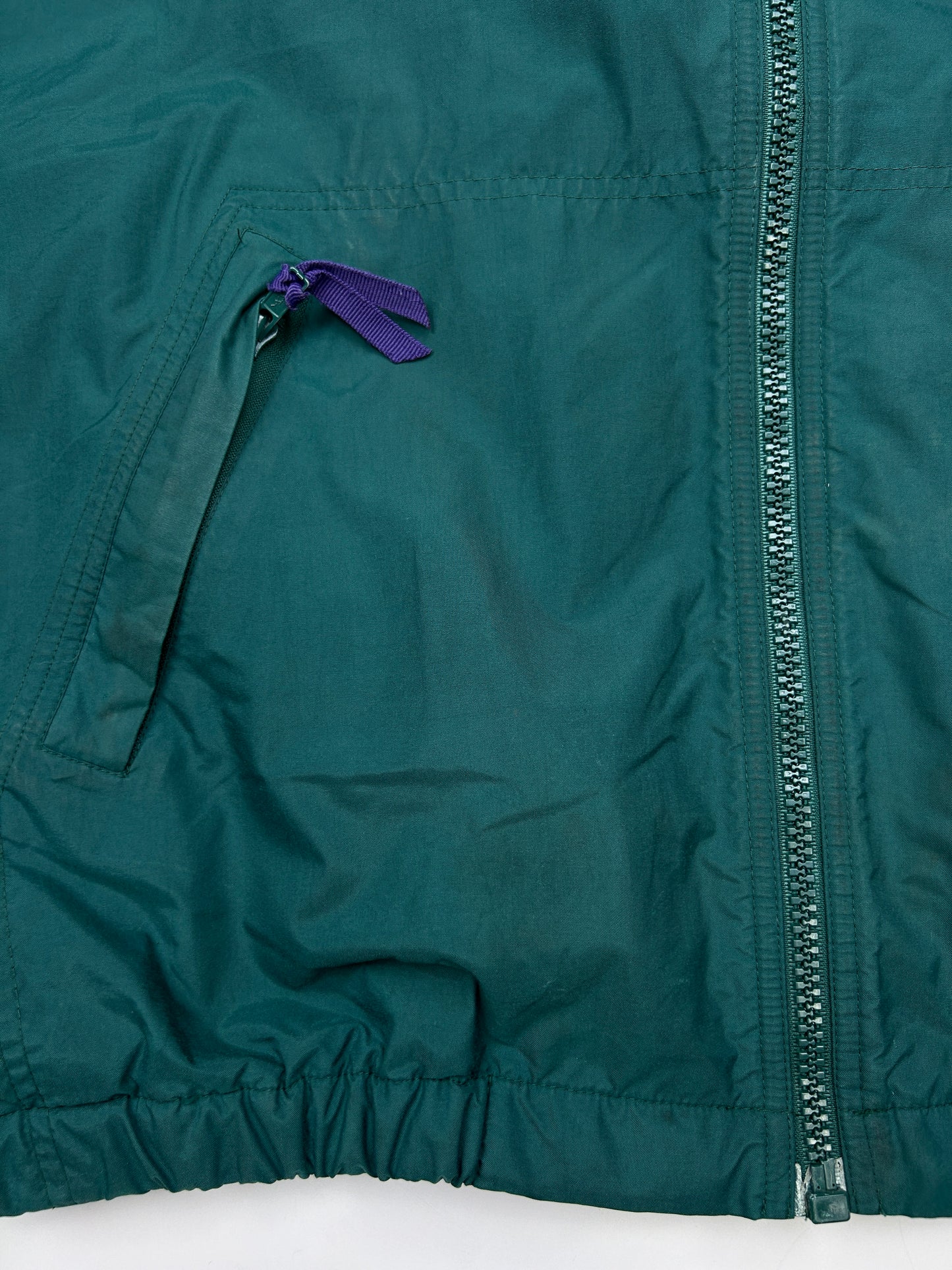 Vintage 90s Gap Fleece Lined Nylon Warm Up Bomber Jacket Size XL