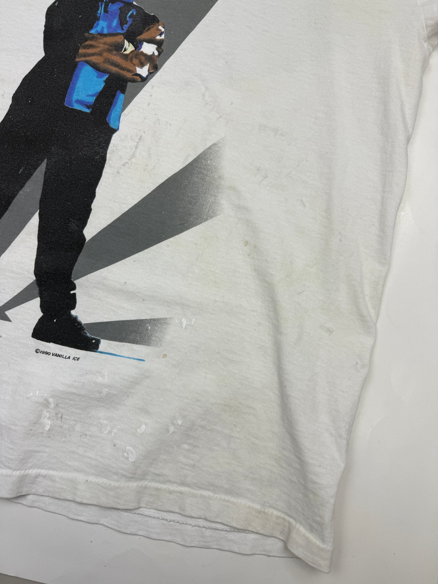 Vintage 1990 Vanilla Ice To The Extreme Tour Music Concert T Shirt Size XL