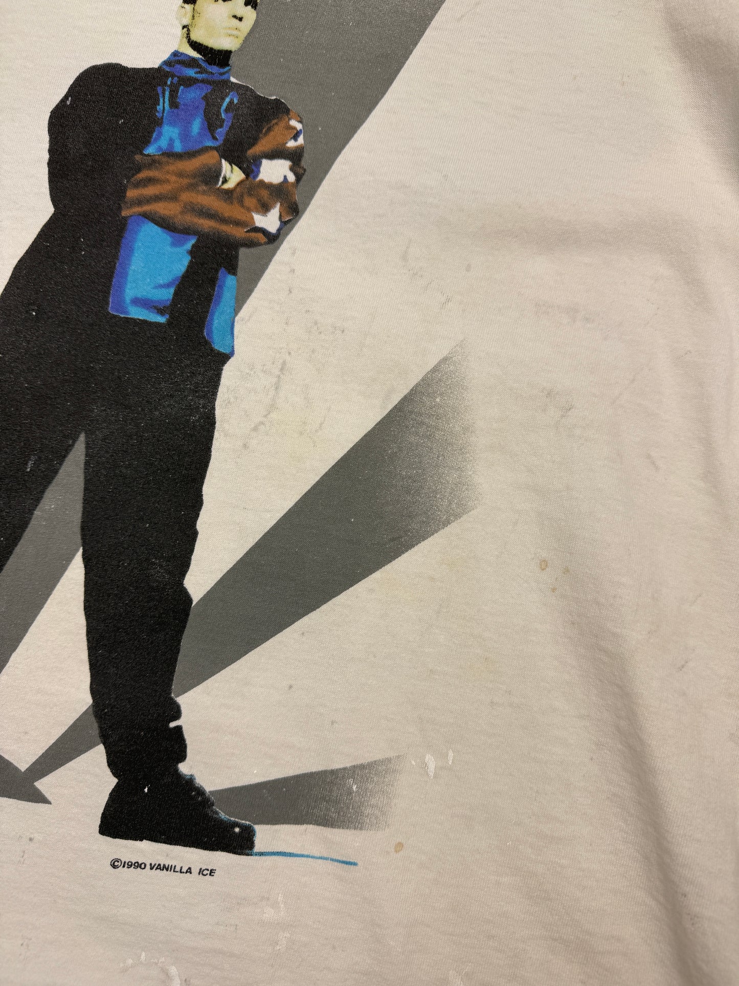 Vintage 1990 Vanilla Ice To The Extreme Tour Music Concert T Shirt Size XL