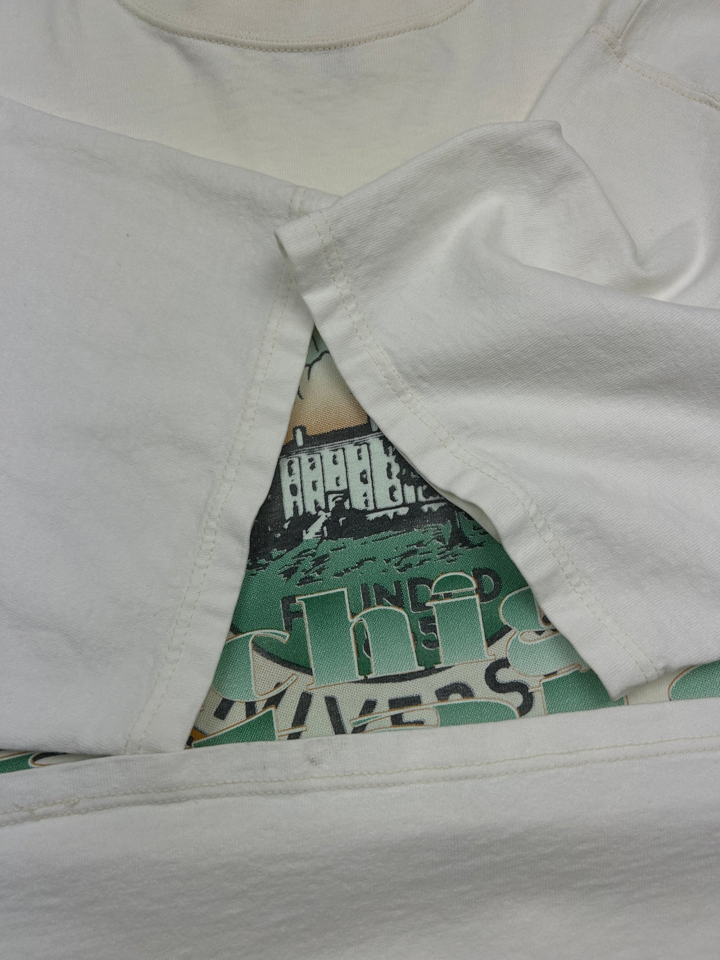 Vintage 90s Michigan State University Spartans Collegiate Crest T Shirt Size L