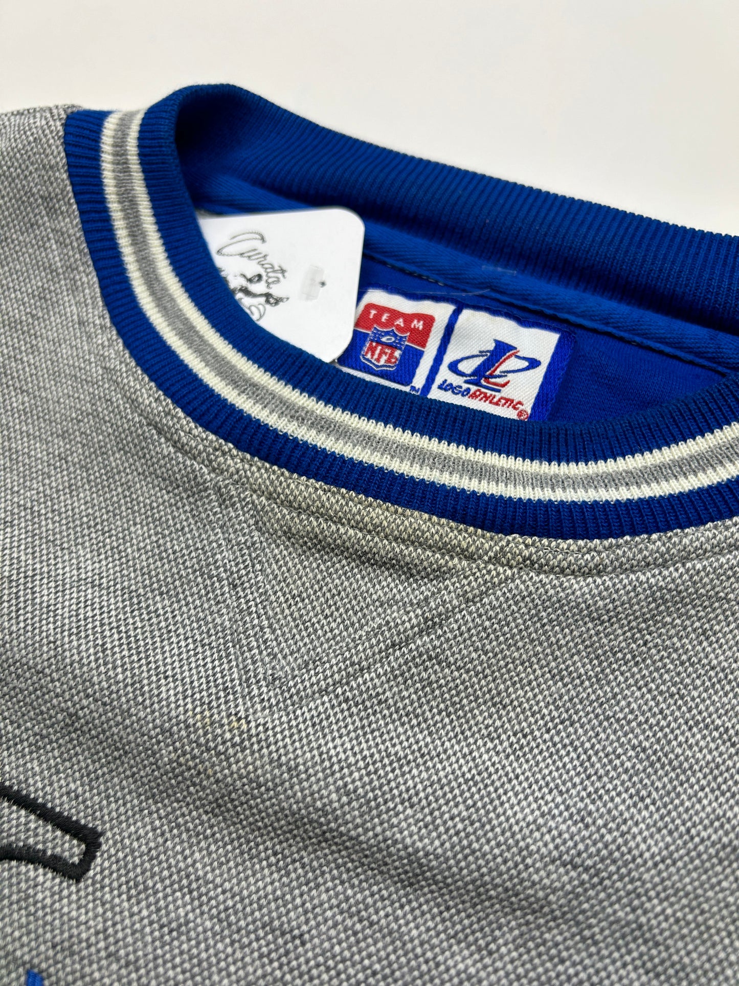 Vintage 90s Indianapolis Colts Embroidered NFL Logo Athletic Sweatshirt Size XL