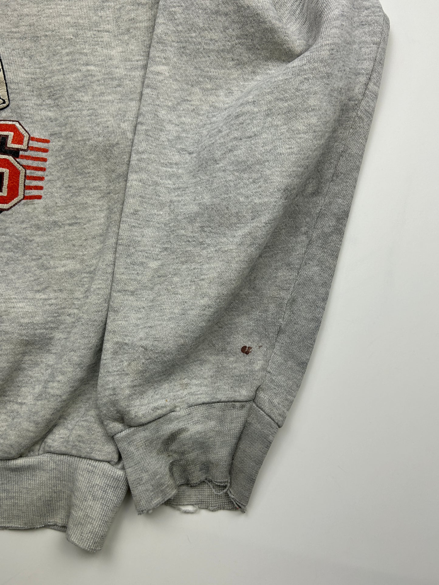 Vintage 80s/90s Cleveland Browns Big Graphic Puff Print NFL Sweatshirt Size L