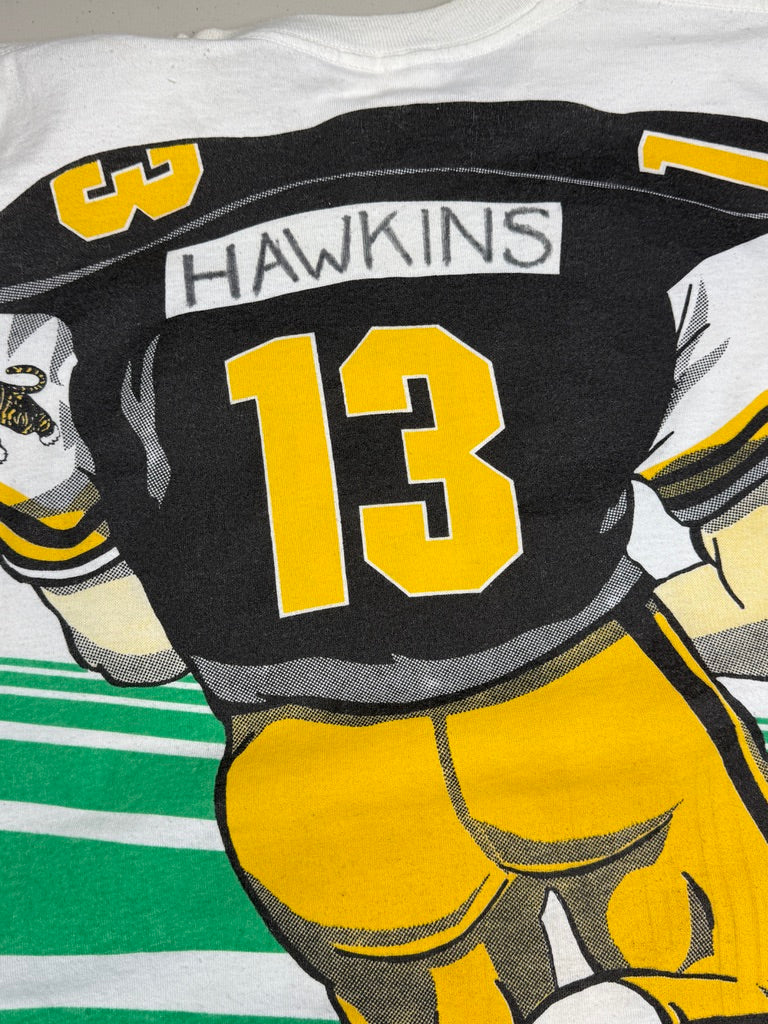 Vintage 90s Hamilton Tiger-Cats CFL Football Headless Player #13 T Shirt Size XL