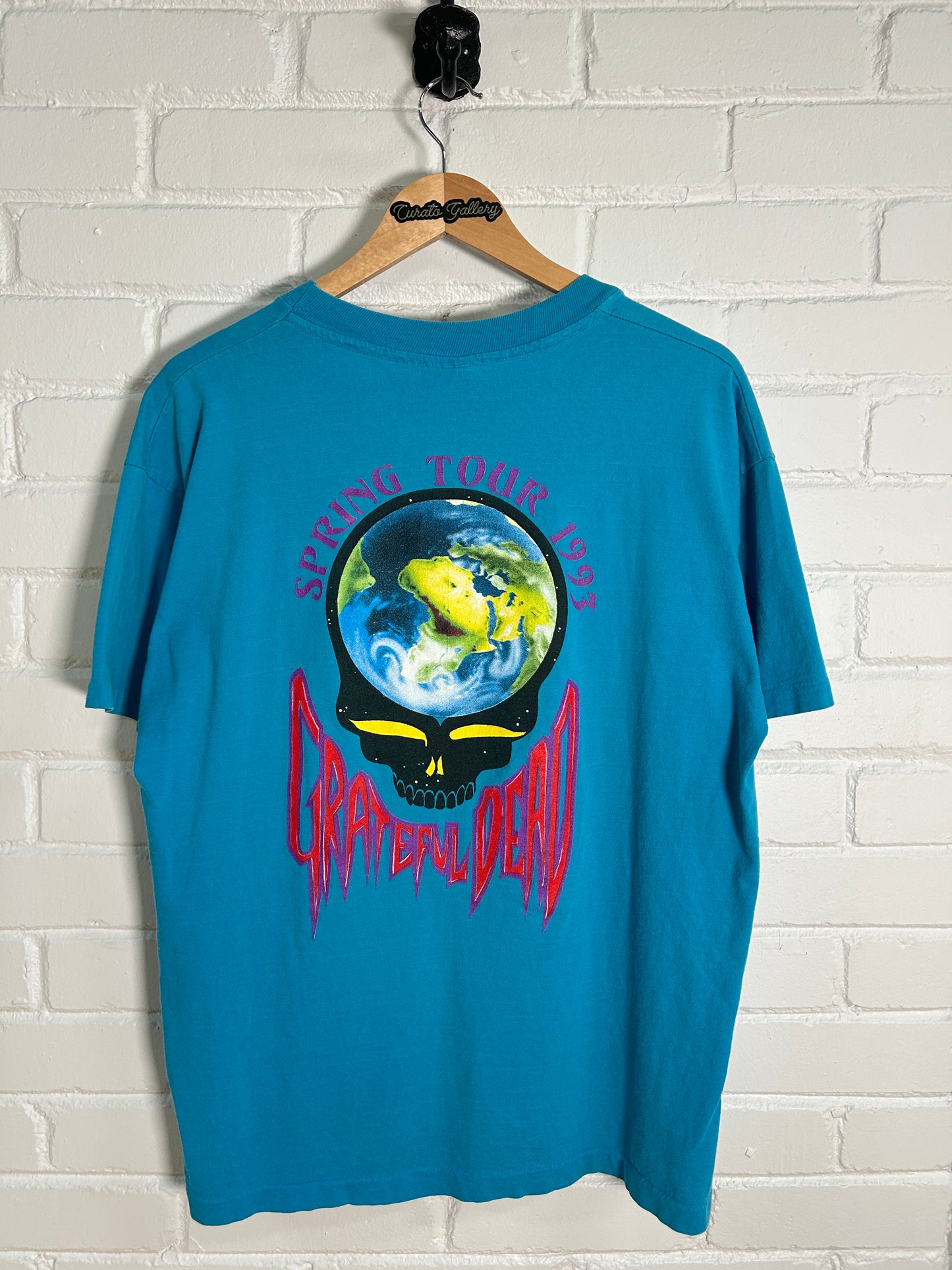 Vintage 1993 Grateful Dead Spring Tour Rainforest Animals Tropical Music T-Shirt Size XL 90s