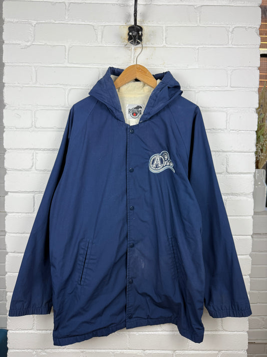 Vintage 90s Toronto Argonauts Embroidered Ravens Coach Jacket Size M