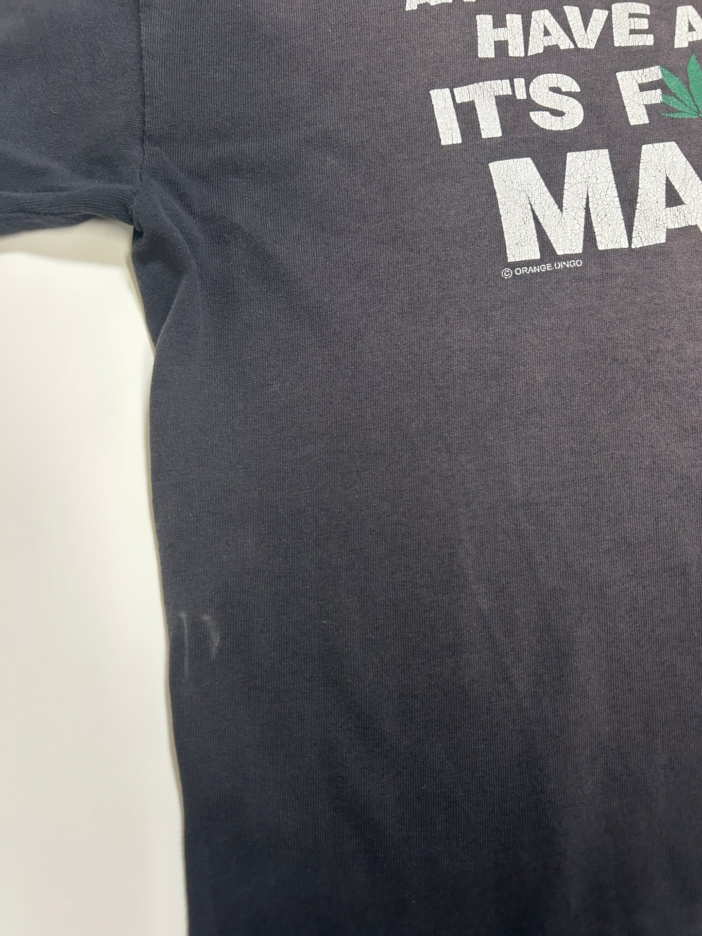 Vintage When Life Gets tough .. Have A Spliff Weed Marijuana Parody Promo T-Shirt Size L