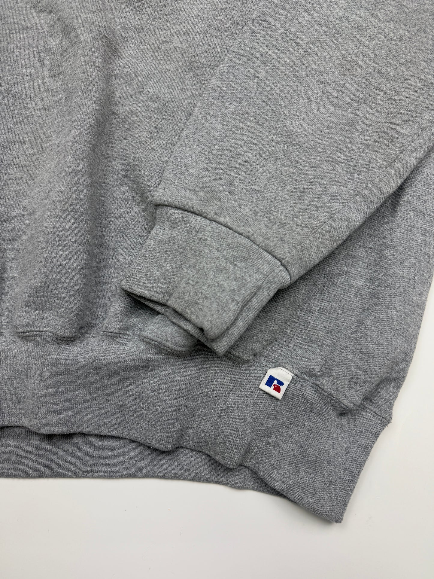 Vintage Russell Athletic Blank Crewneck Sweatshirt Size LT Heather Gray