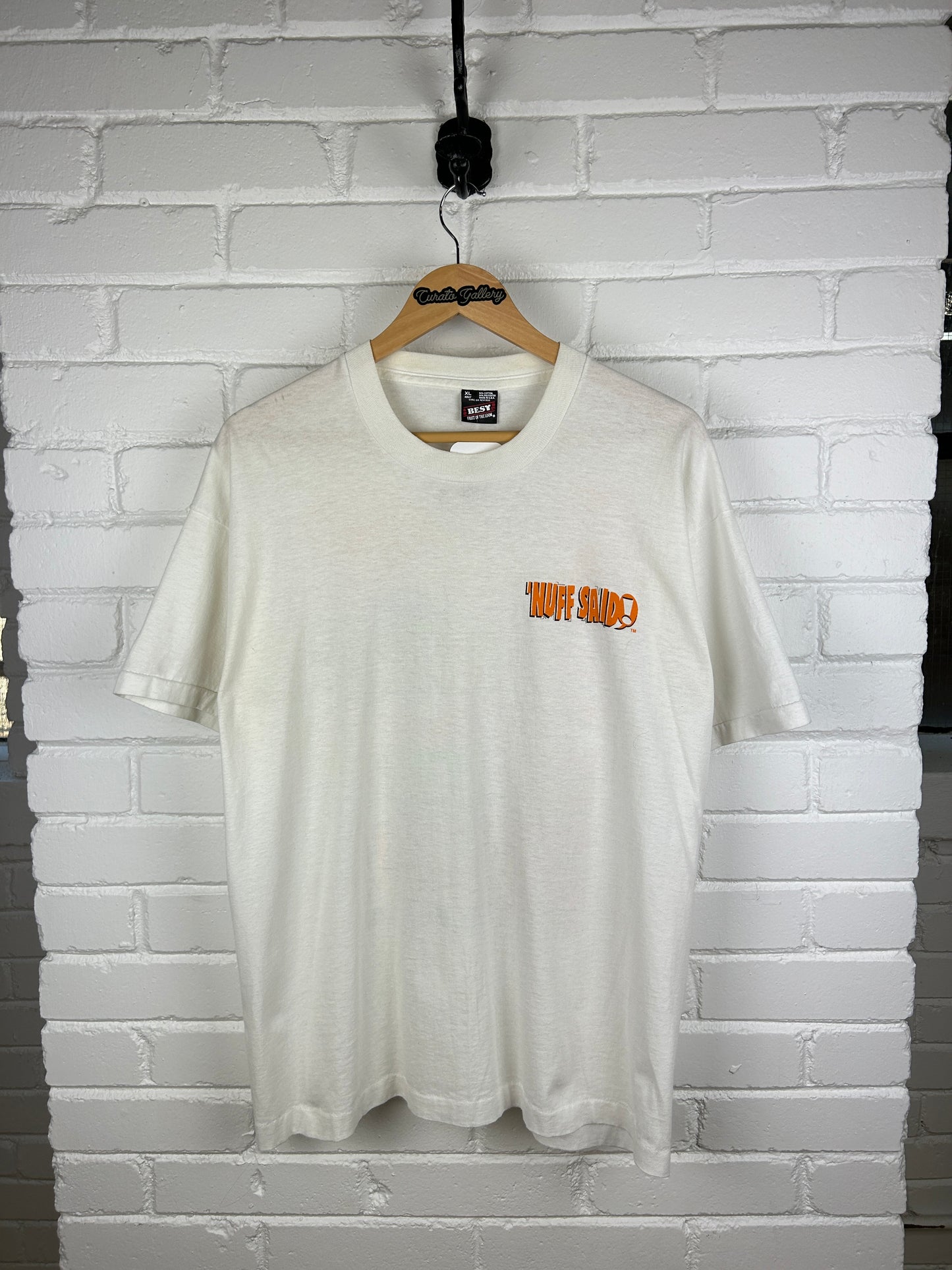 Vintage 90s Tennessee Volunteers Nuff Said Football Big Graphic T Shirt Size XL