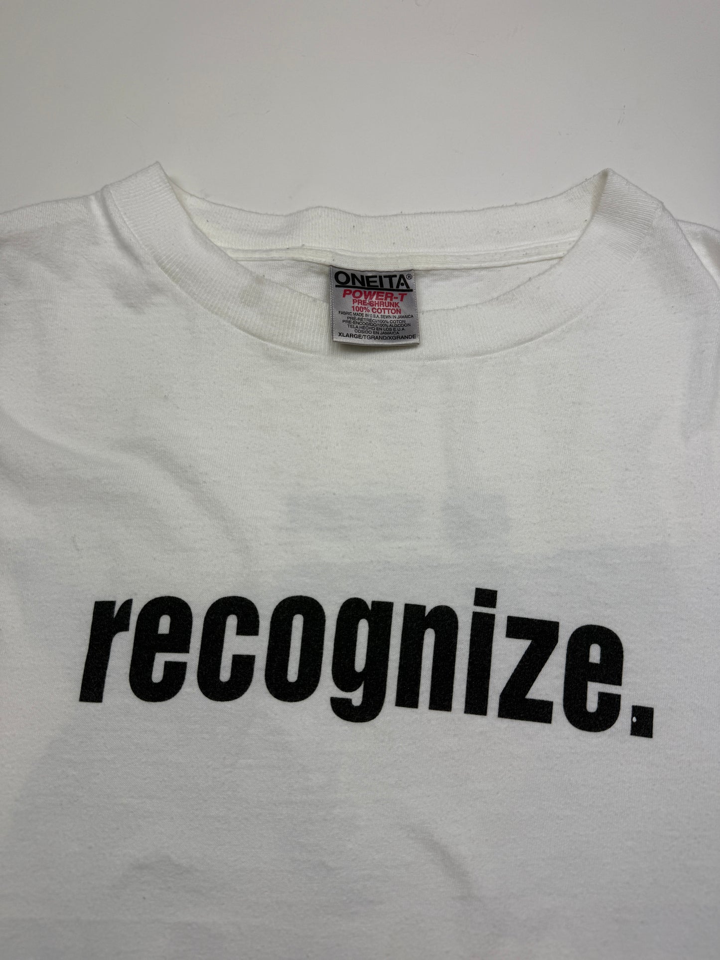 Vintage 90s Recognize Big Voices Big Talents Big Losses Tupac Biggie Rap T Shirt Size XL