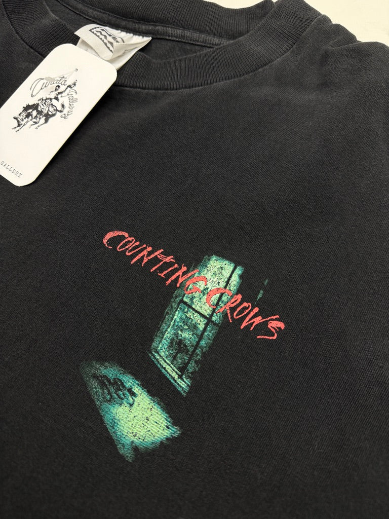 Vintage 1996 The Counting Crows Recovering The Satellites Tour Band Music T Shirt Size XL 90s
