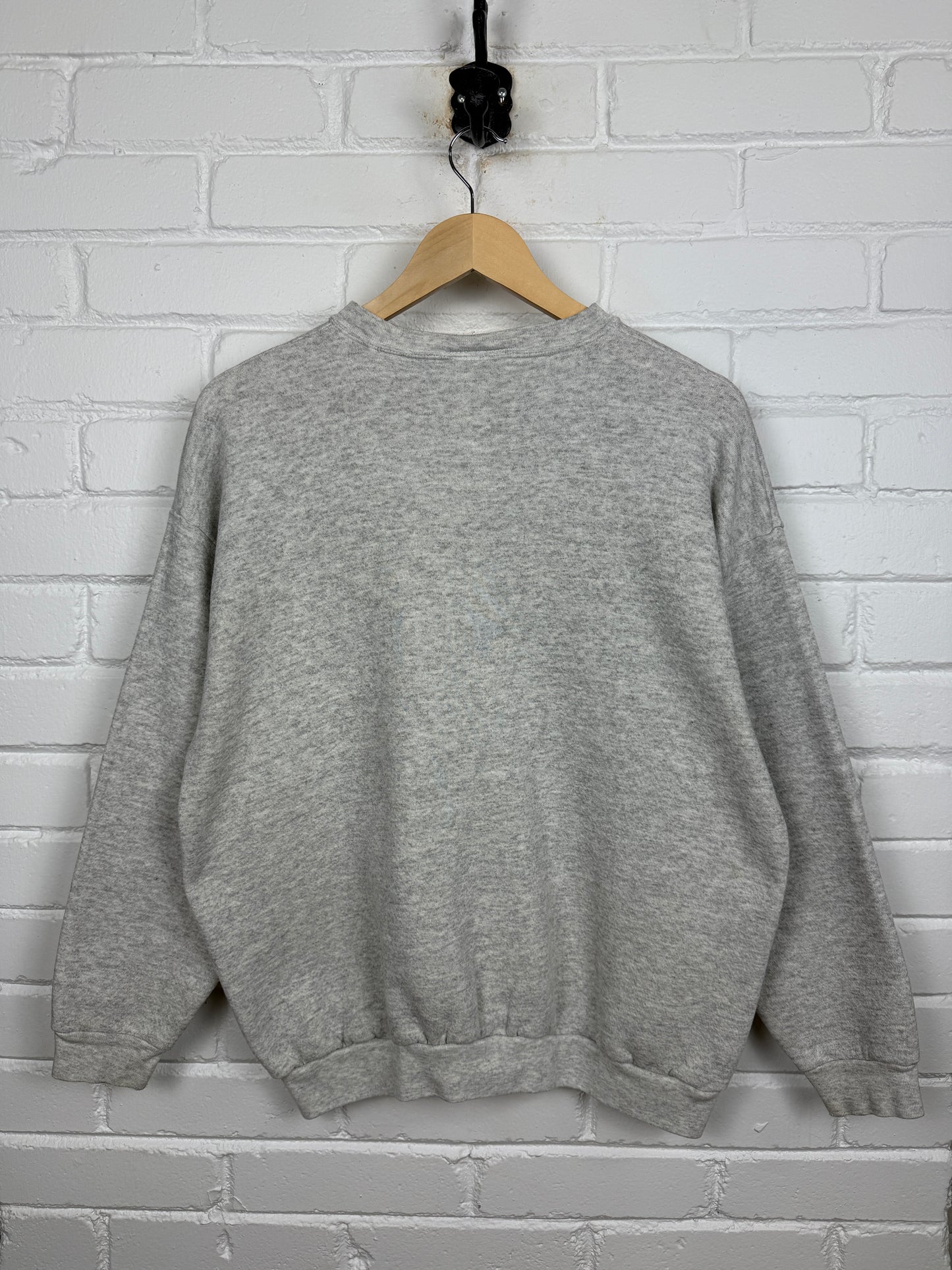 Vintage 90s Winnie The Poo Disney Embroidered Graphic Piglet Crewneck Sweatshirt Size L