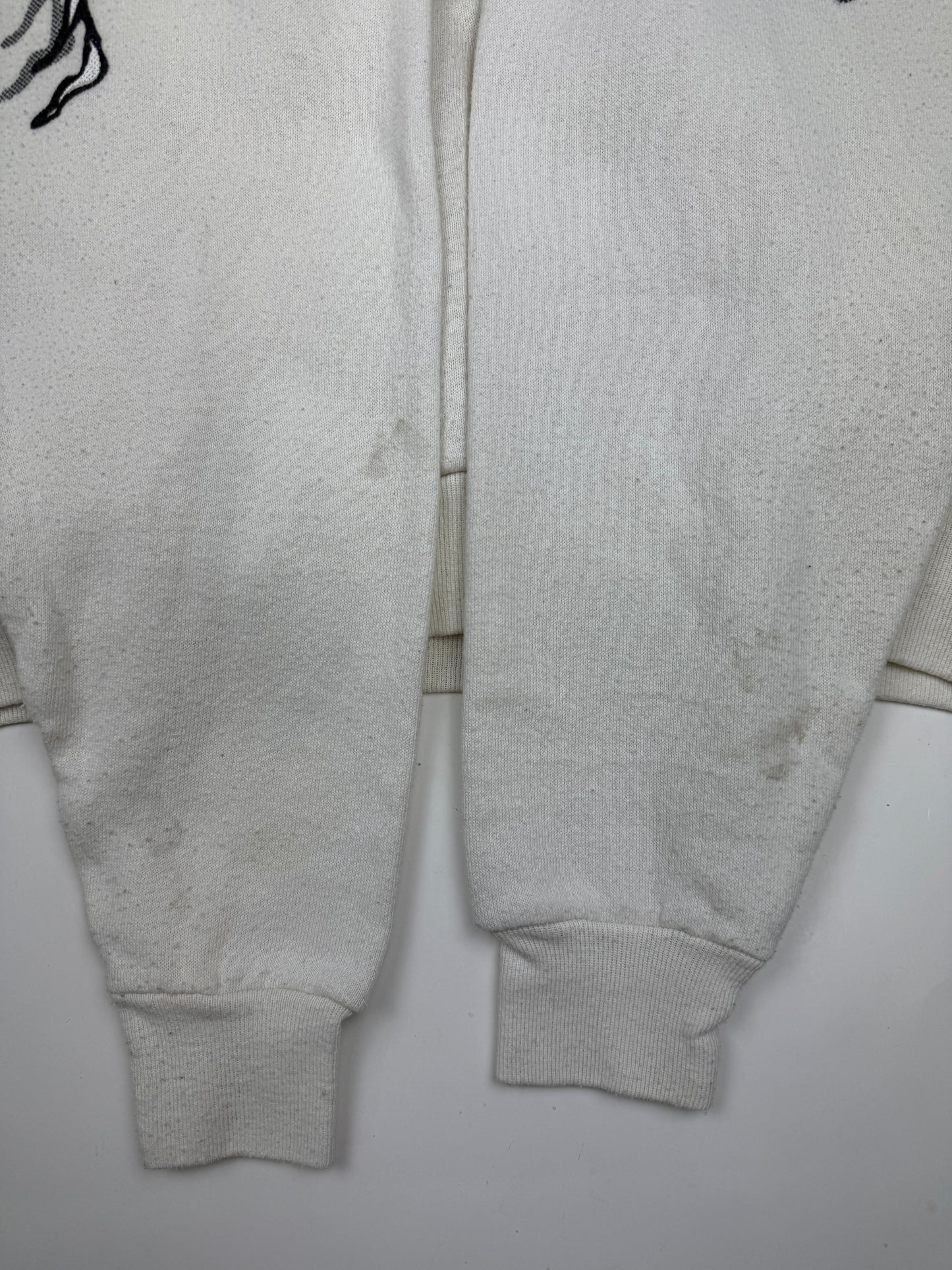 Vintage 1996 Looney Tunes Taz Grafiti Tear All Over Print Crewneck Sweatshirt Size M 90s