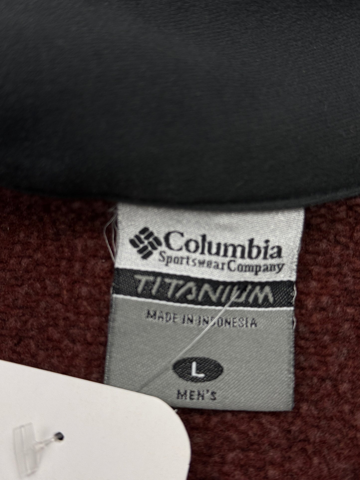 Vintage Columbia Titanium Omni Shield Embroidered Spell Out Full Zip Sweater Size L