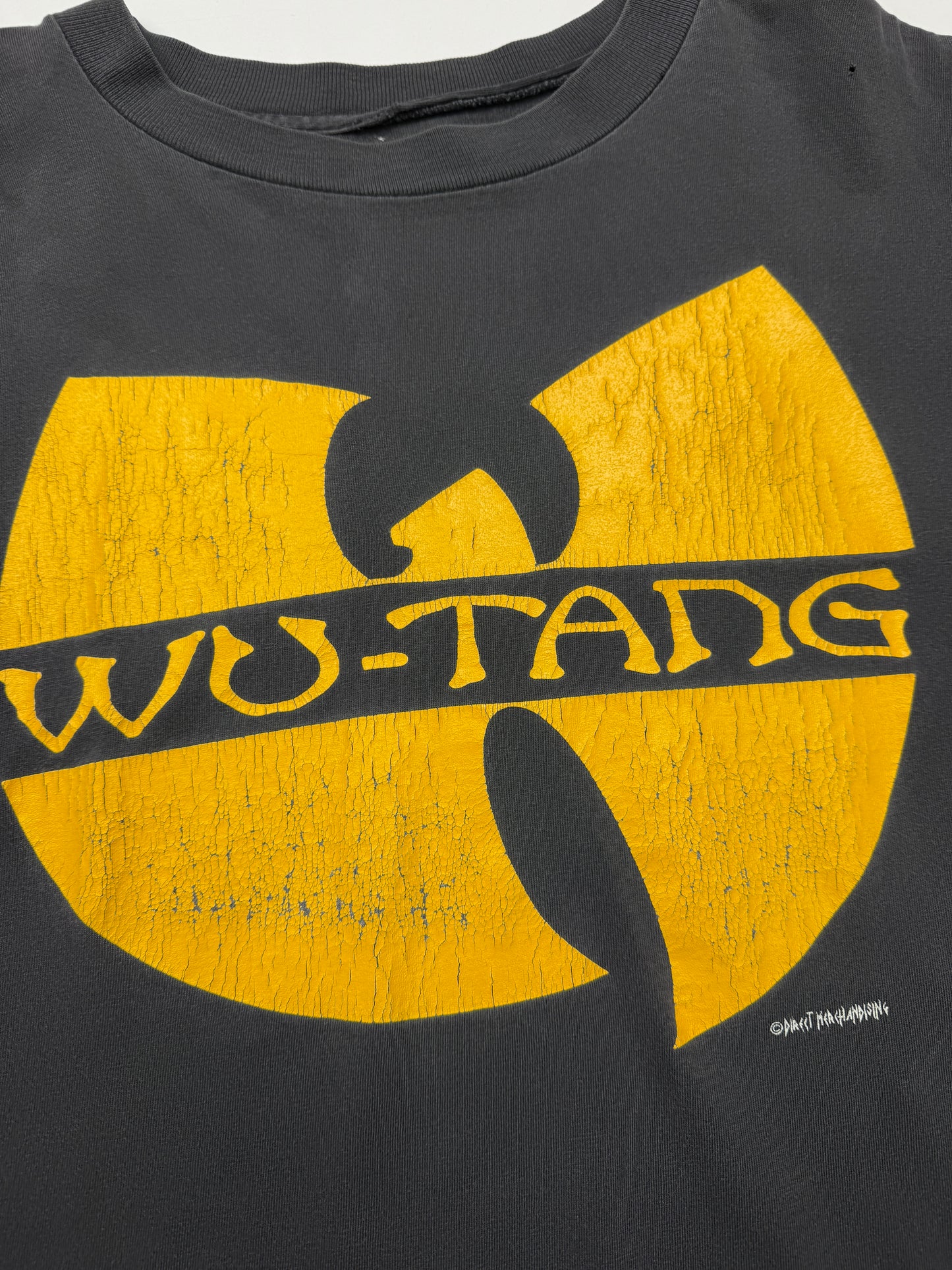 Vintage 90s Wu Tang Clan CREAM Cash Rules 36 Chambers Rap Music T Shirt Size XL