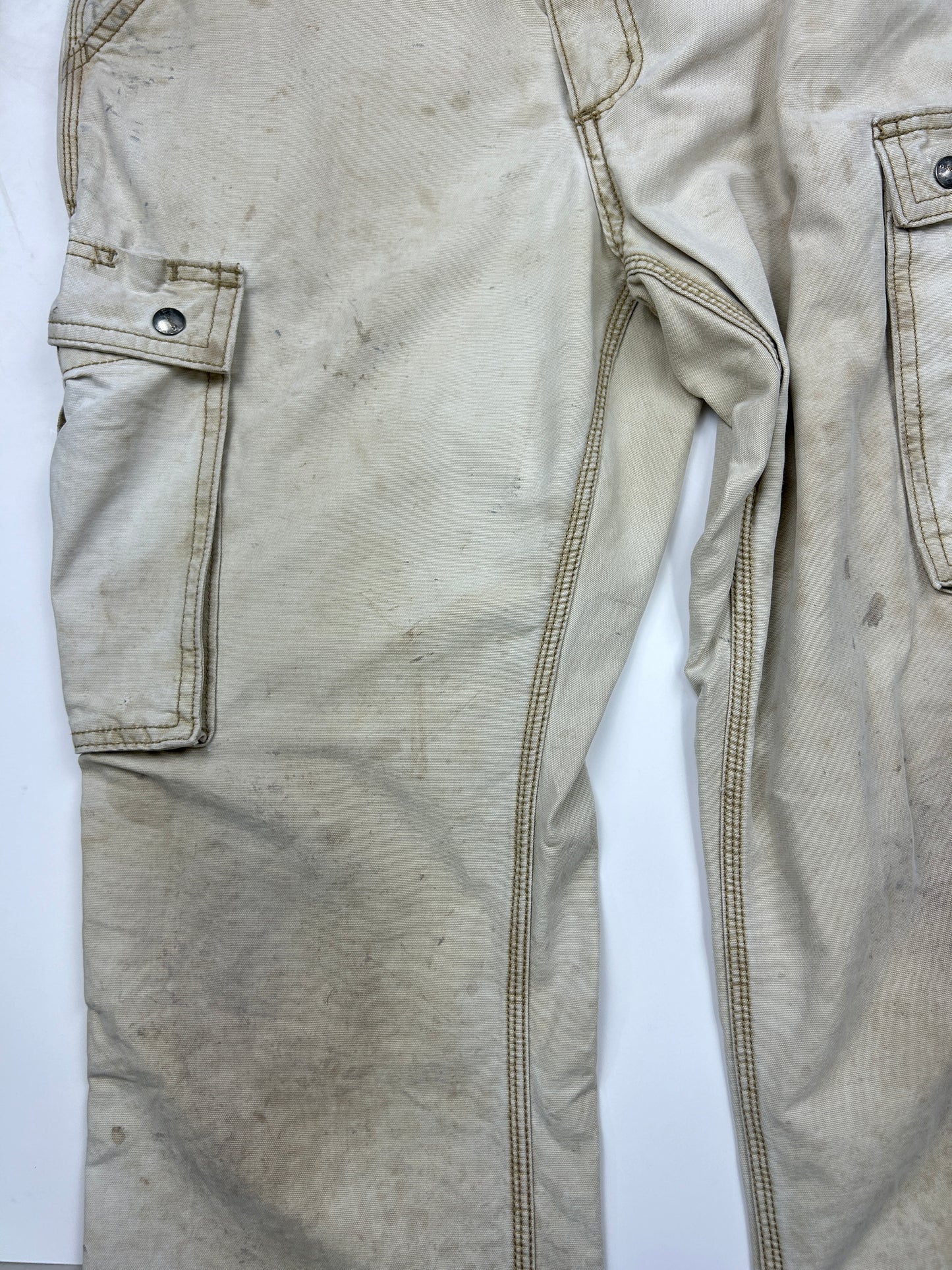 Carhartt Work Wear Canvas Relaxed Fit Cargo Pants Size 34W