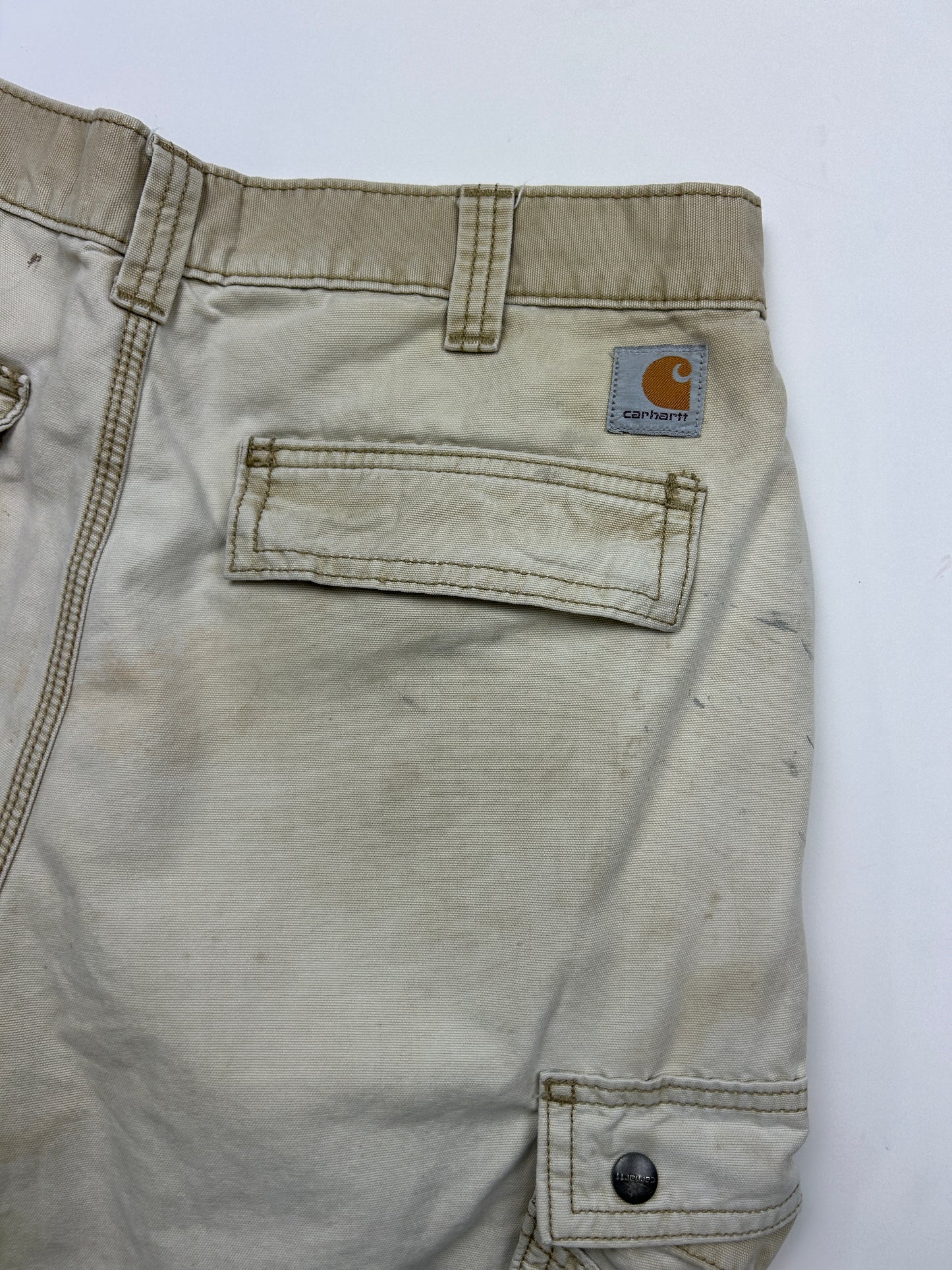 Carhartt Work Wear Canvas Relaxed Fit Cargo Pants Size 34W
