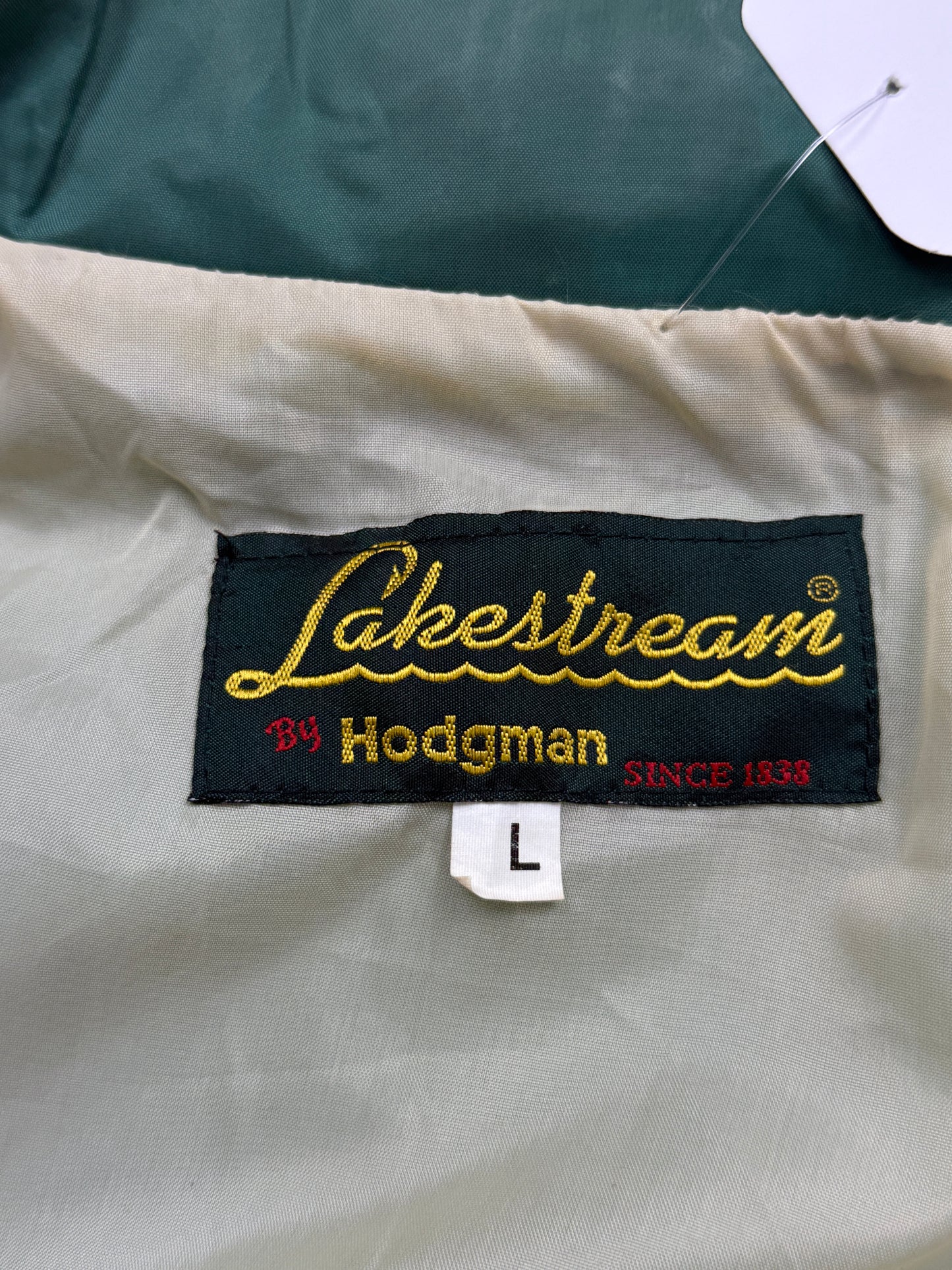 Vintage 80s/90s Holgman Lakestream Fly Fishing Multi Pocket Waterproof Jacket Size L