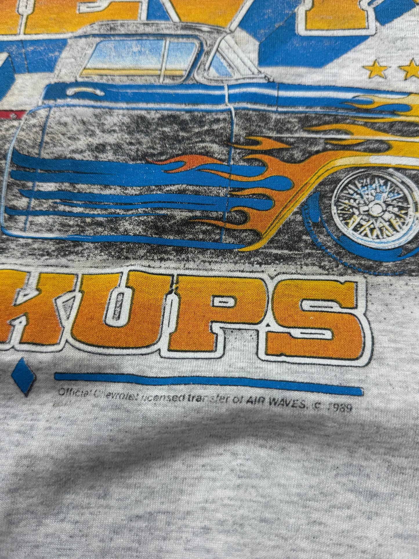 Vintage 1989 I Prefer Ol Chevy Pickups Classic Cars American Muscle Racing T Shirt Size L 80s