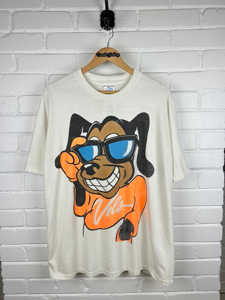 Vintage 90s Tennessee Volunteers Smokey Dog Big Graphic NCAA T Shirt XXL