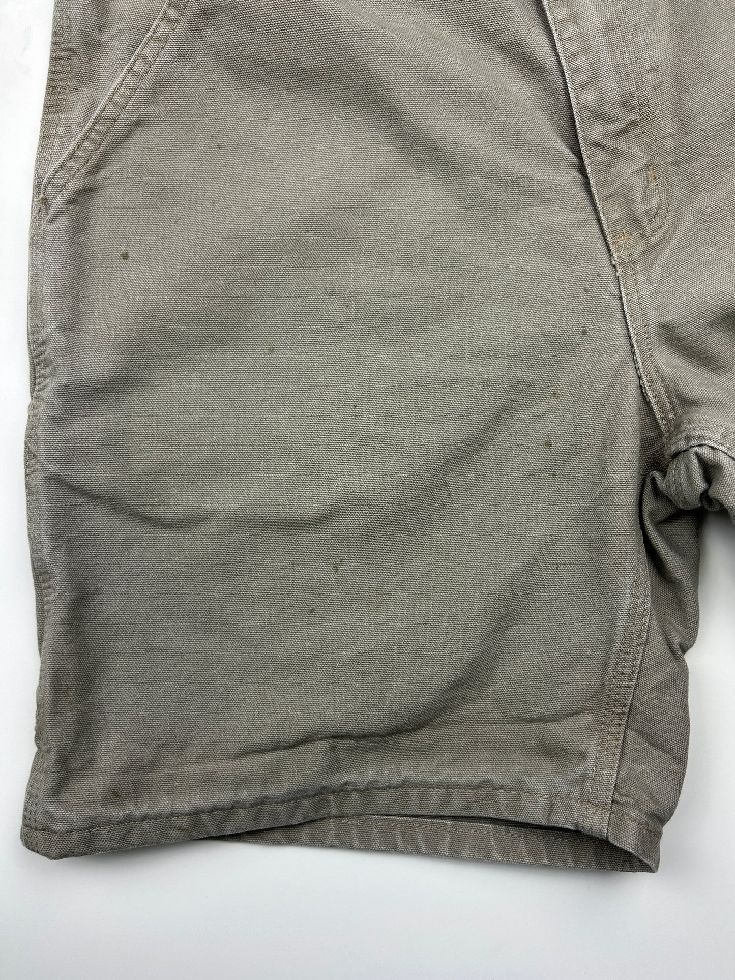 Vintage Carhartt Canvas Work Wear Carpenter Shorts Size 33W
