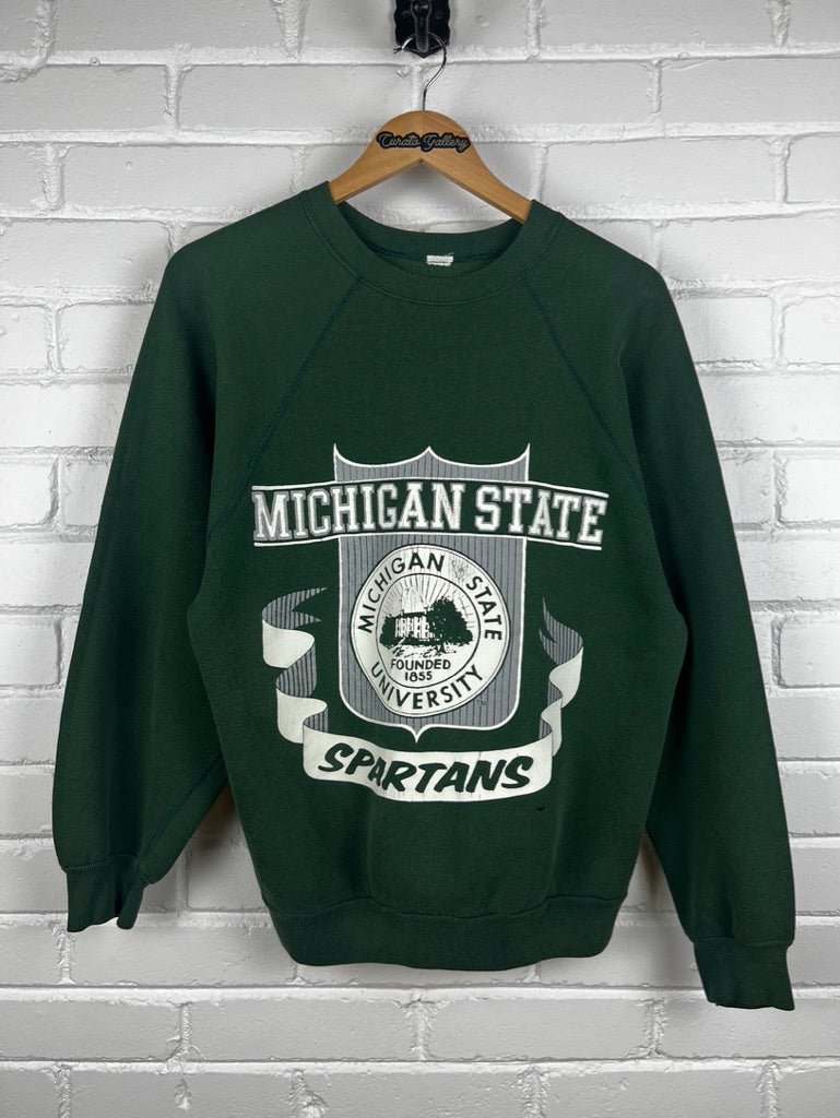Vintage 60s/70s Michigan State Spartans Clliegate Crest Sweatshirt