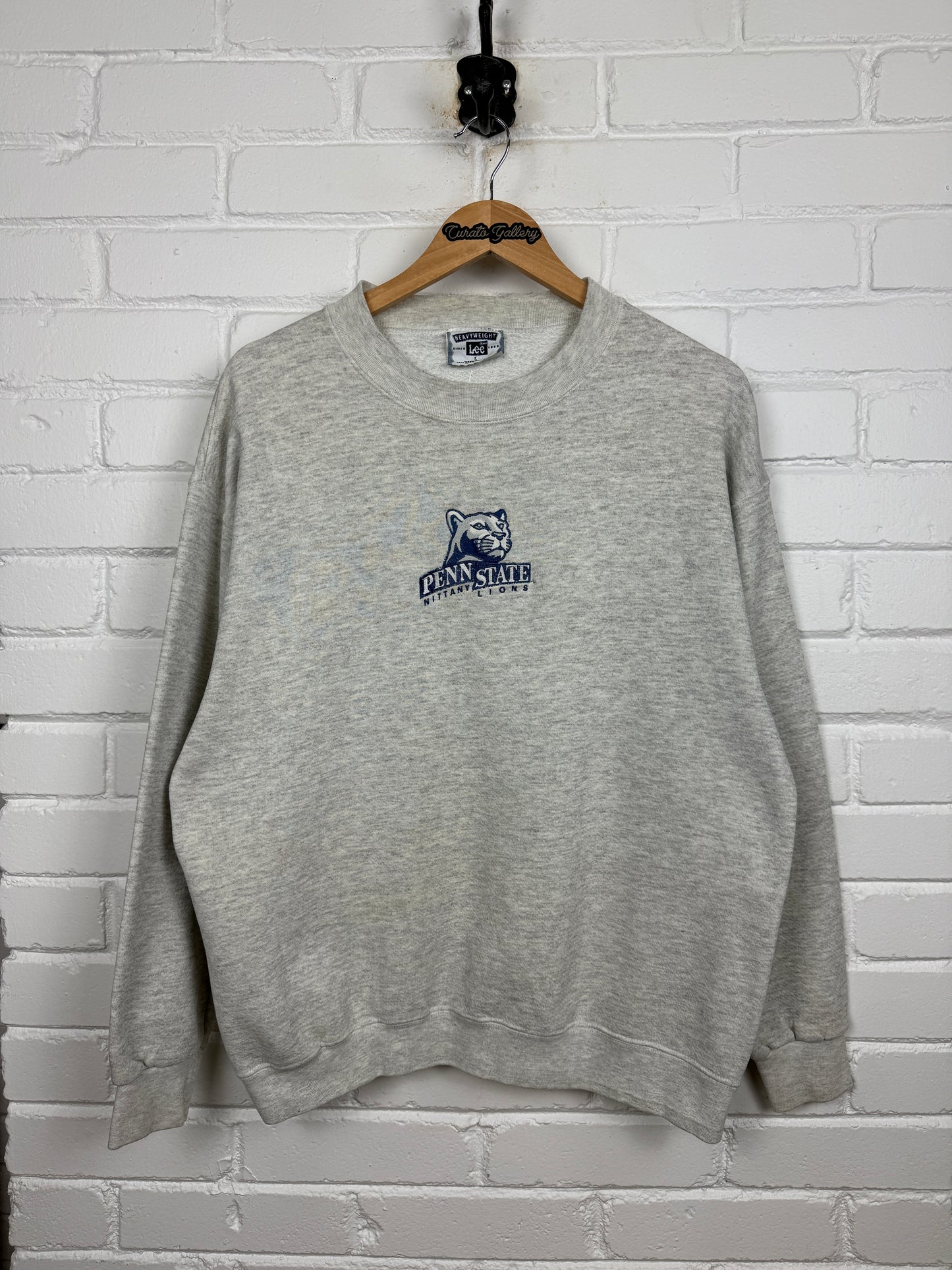Vintage 90s Penn State Nittany Lions NCAA Embroidered Logo Crewneck Sweatshirt Size L
