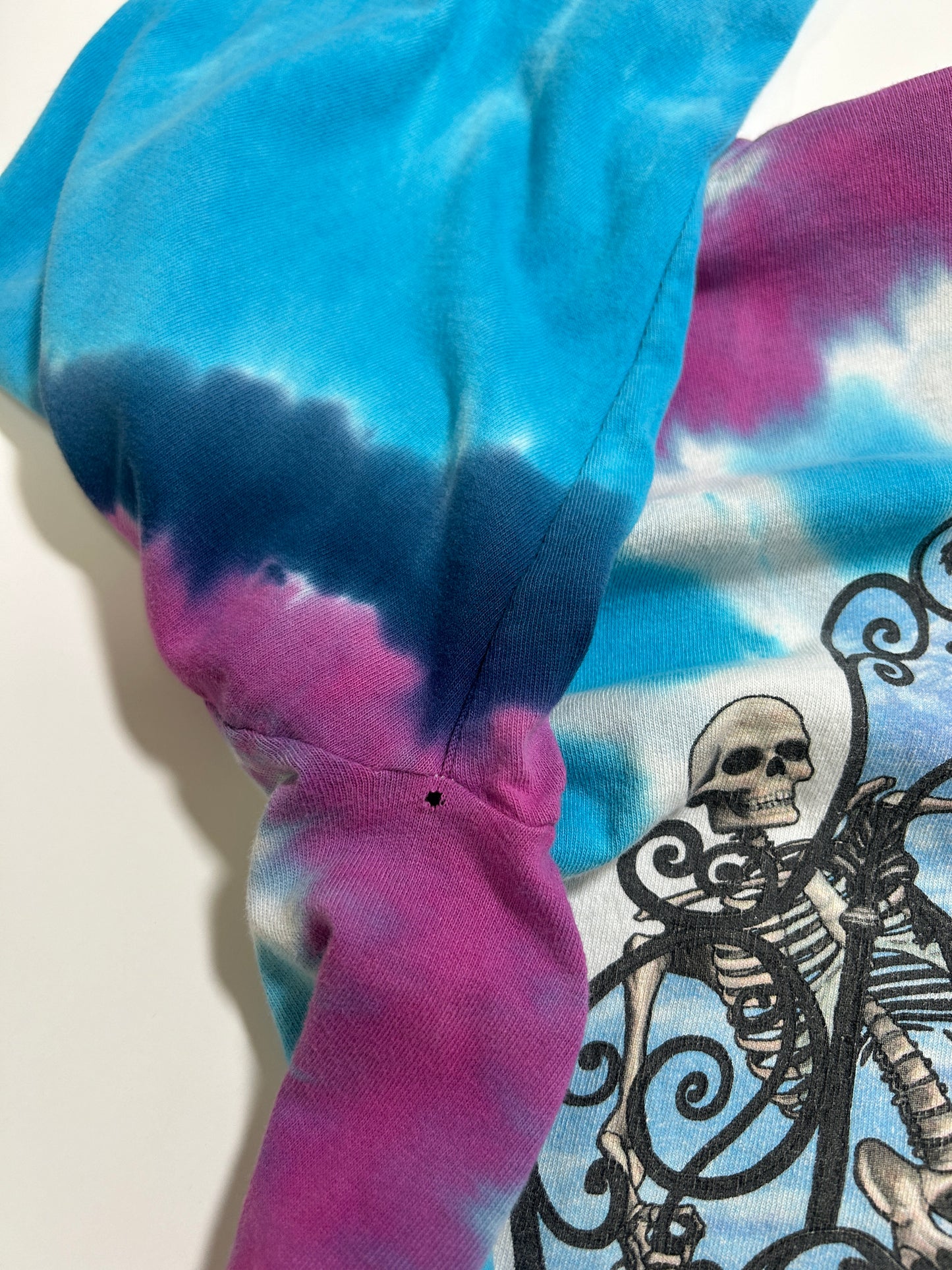 Vintage 1995 Grateful Dead 30 Years Skull Roses Tie-Dye Band Music Long Sleeve T-Shirt Size XL 90s