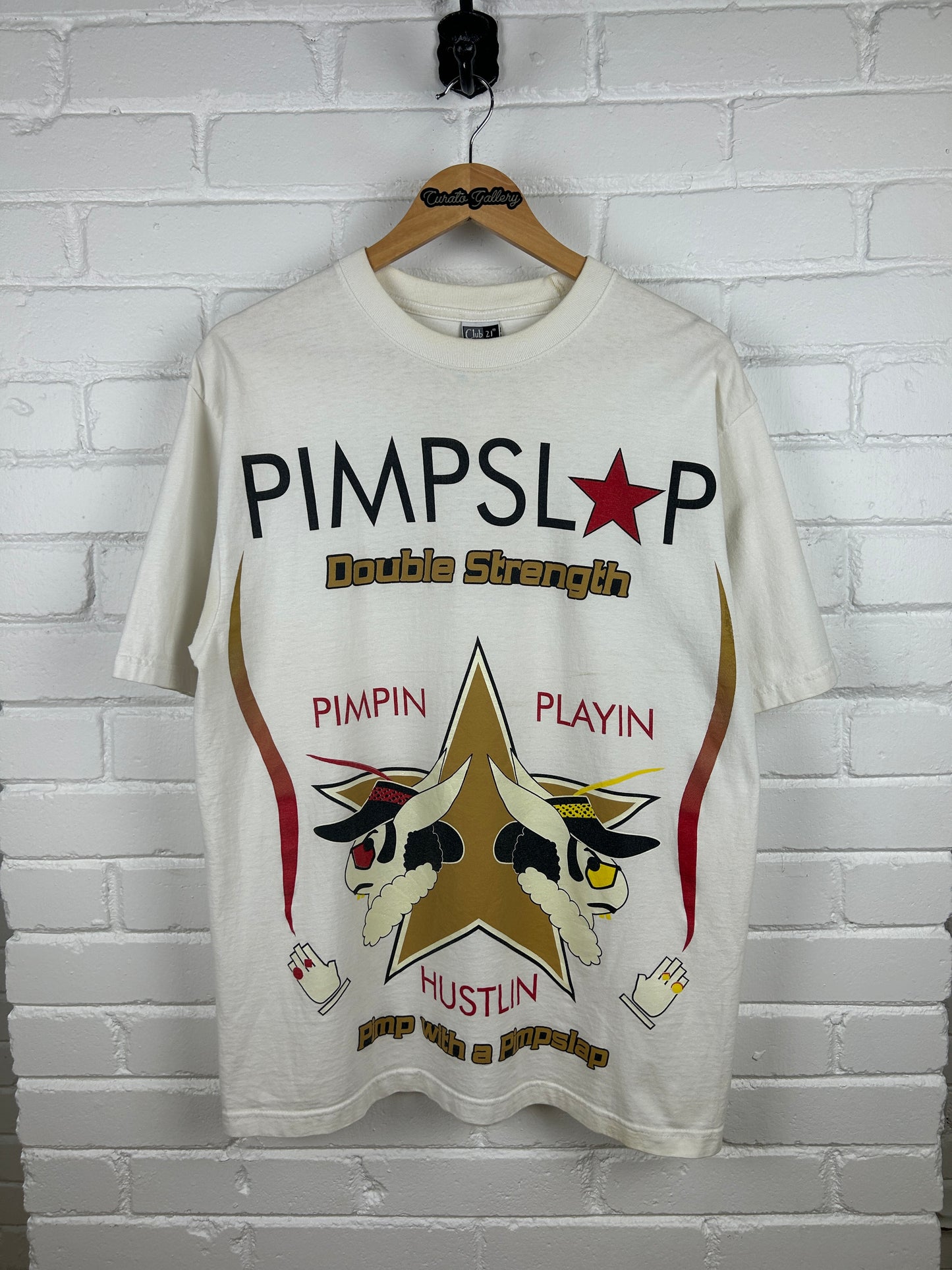 Vintage Da Grind Pimpslap Double Strength Parody T Shirt Size L