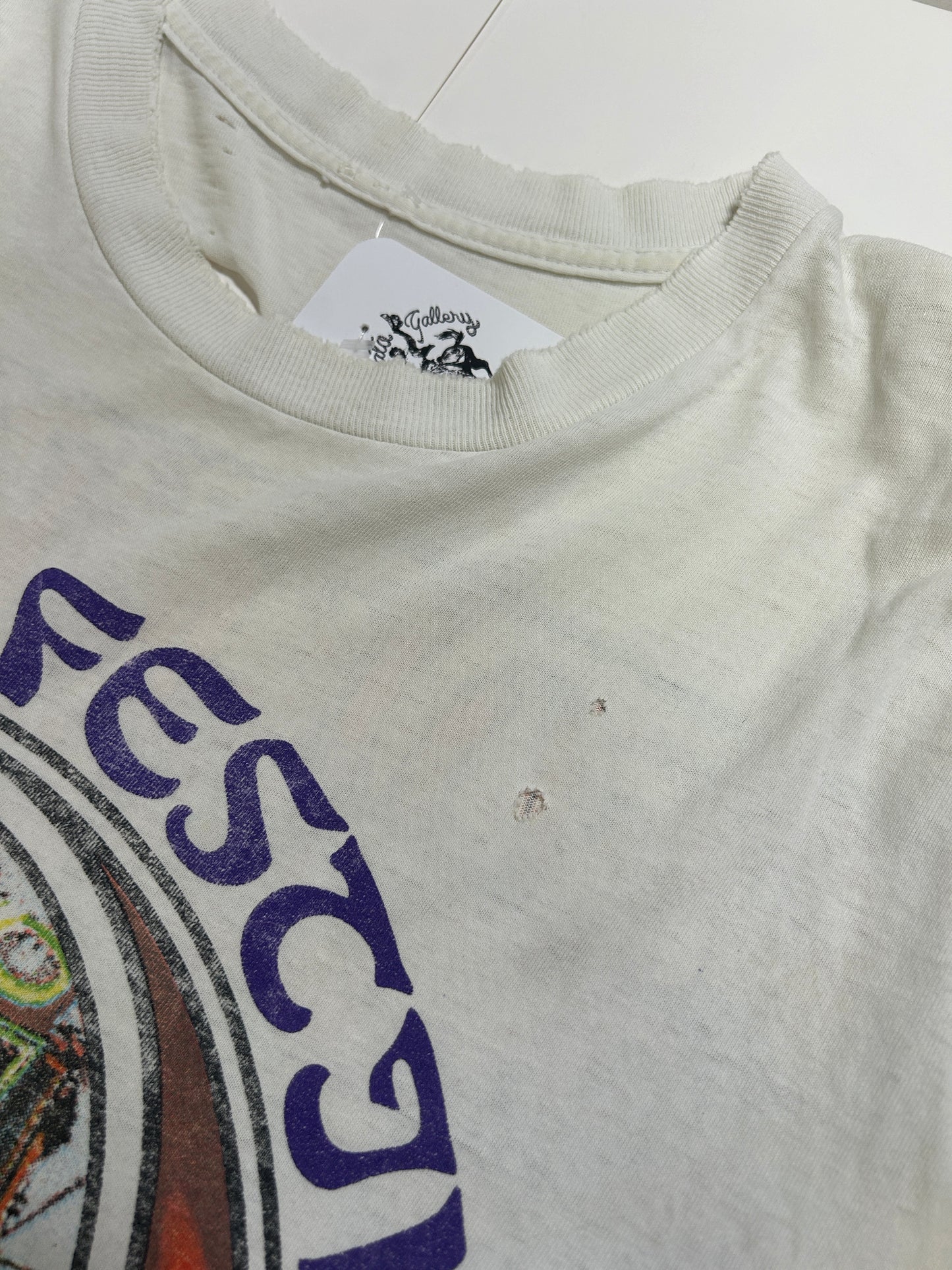 Vintage 1998 Grateful Dead Furthur Festival Summer Tour Skull Music T-Shirt Size XL 90s