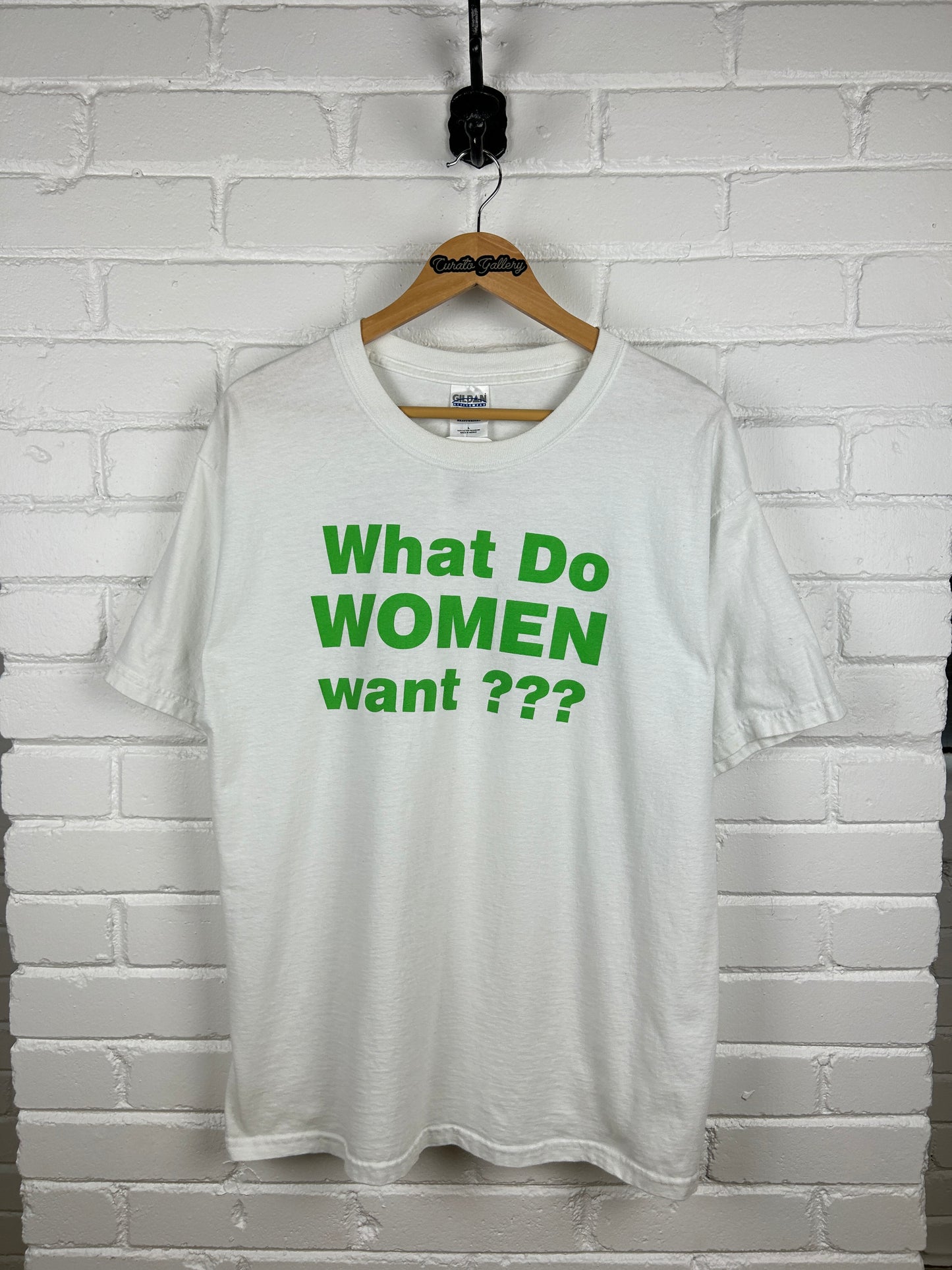 Vintage What Do Women Want?? Sex Chocolate Wine Books T Shirt Size L