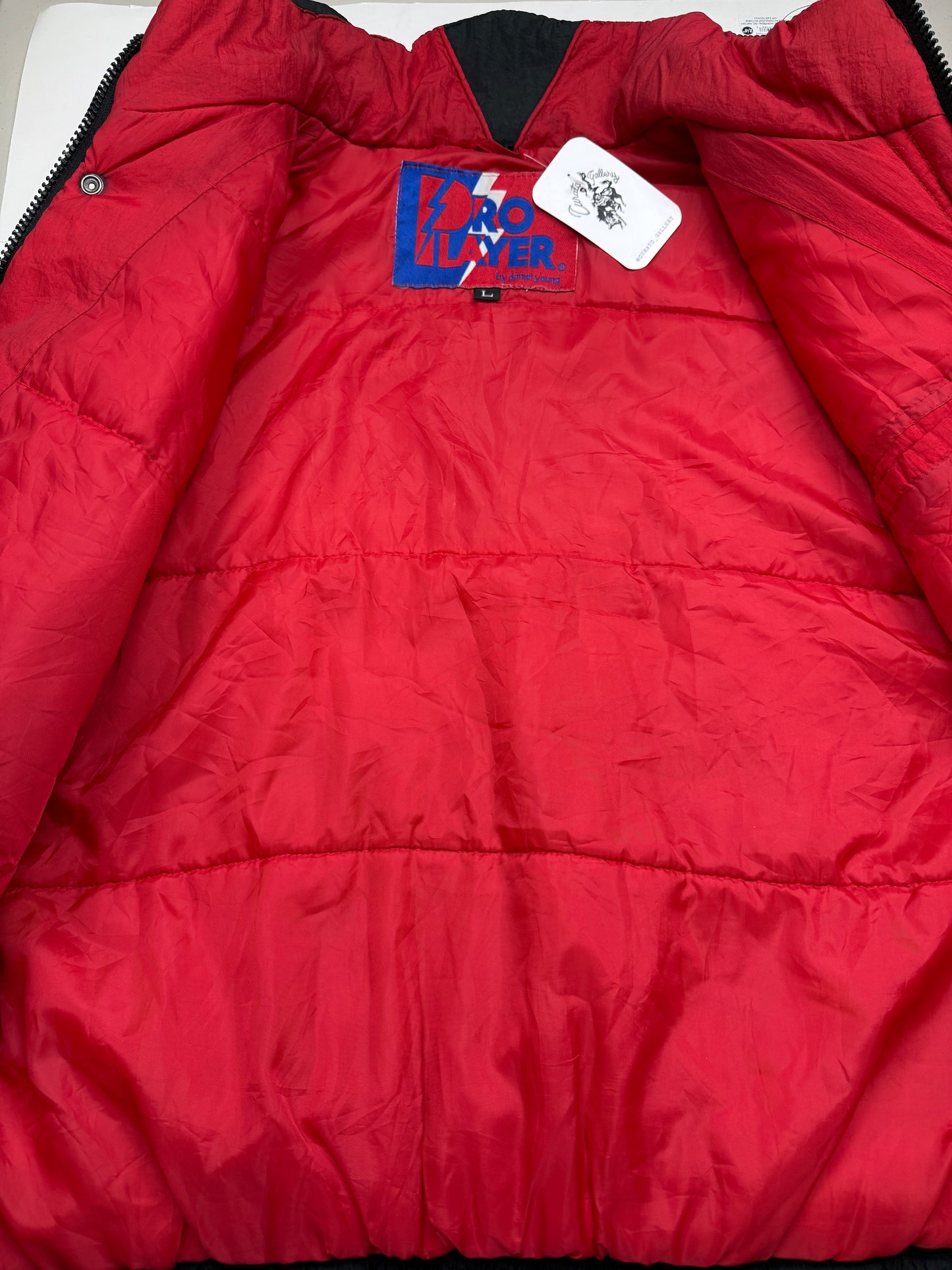 Vintage 90s Budweiser King Of Beers Embroidered Insulated Pro Player Jacket Size L