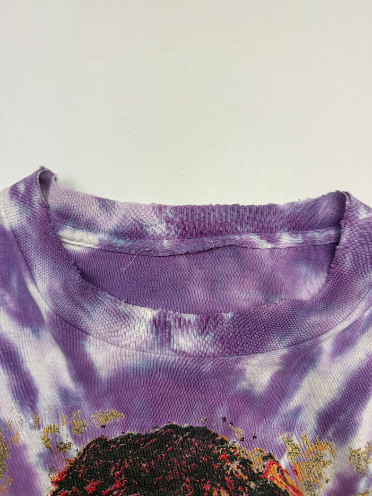 Vintage 1993 Jimi Hendrix On The Road Again Tie-Dye Winterland T Shirt Size XL 90s