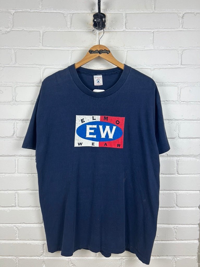 Vintage 90s Elmo Wear Seasame Street Calvin Klein Parody T Shirt Size XL