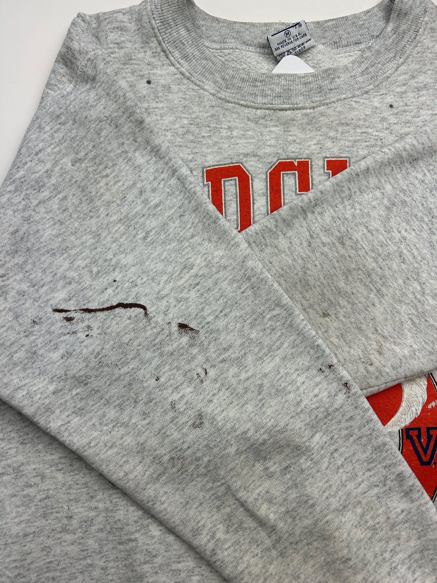 Vintage 90s Virgini Cavaliers Collegiate Crest Spell Out Graphic Sweatshirt Size M