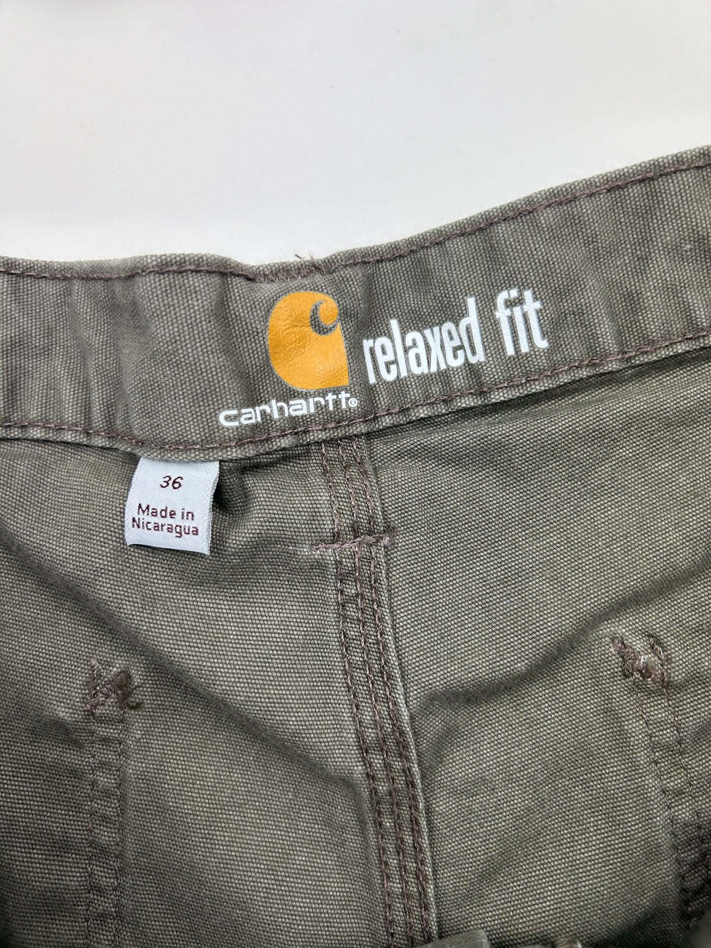 Carhartt Work Wear Carpenter Relaxed Fit Shorts Size 36W