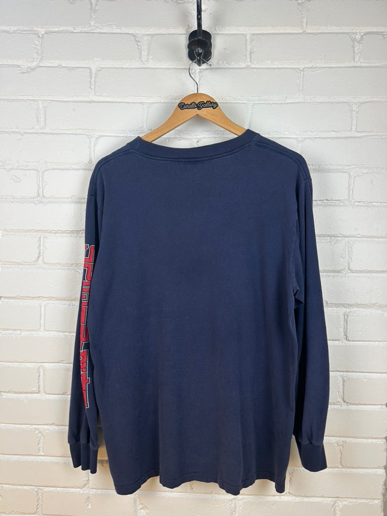 Vintage 90s The Amazing Spiderman Sleeve Spell Out Cartoon Changes Long Sleeve T Shirt Size L