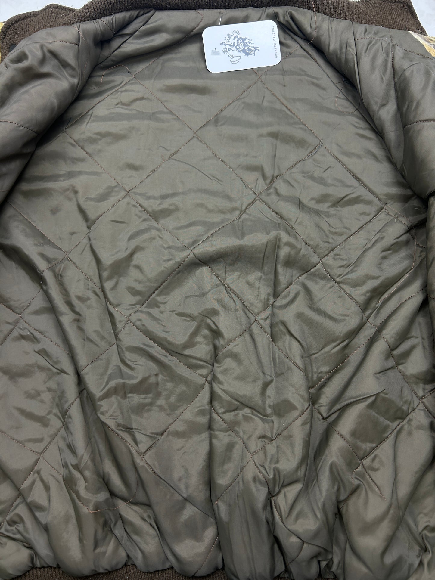 Vintage 90s Duxbak Real Tree Camo Quilted Lined Insulated Hooded Bomber Jacket Size XL