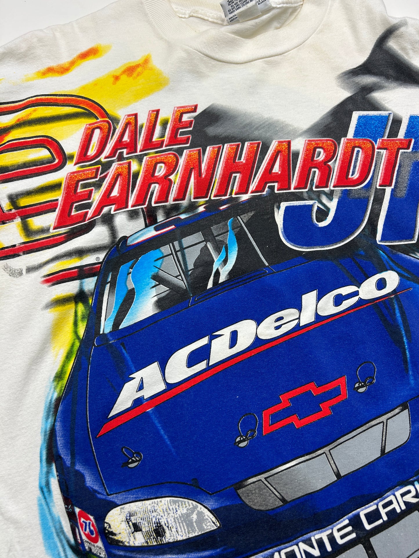 Vintage 1996 Dale Earnhardt Times May Change But The Man Remains Nascar AOP T Shirt Size XL 90s