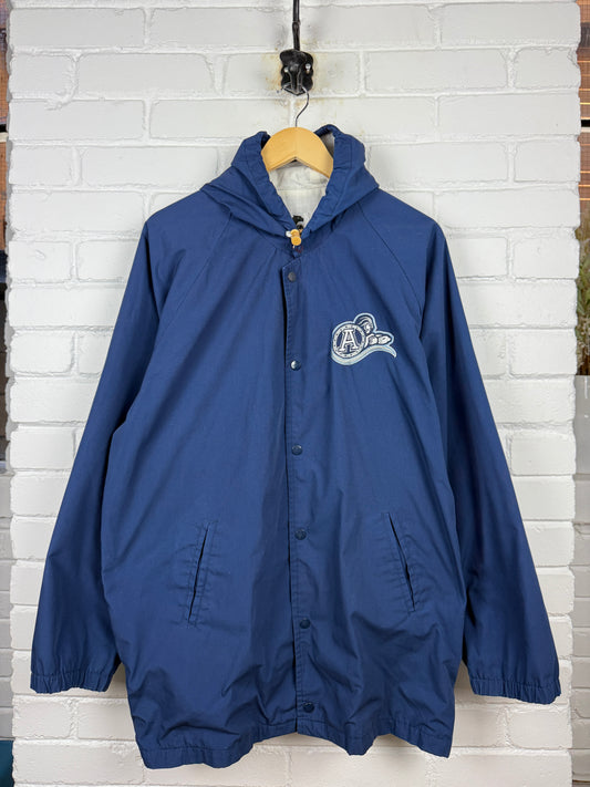 Vintage 90s Toronto Argonauts Embroidered  Light Ravens Coaches Jacket Size L