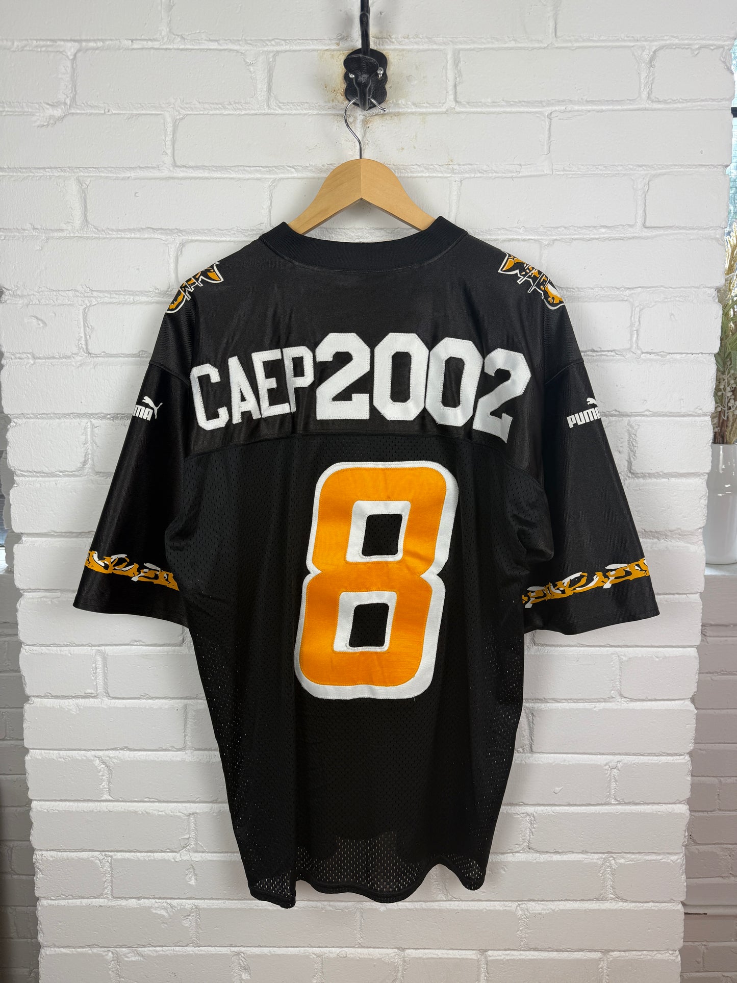 Vintage Hamilton Tiger Cats #8 CFL Stitched Puma Football Jersey Size L
