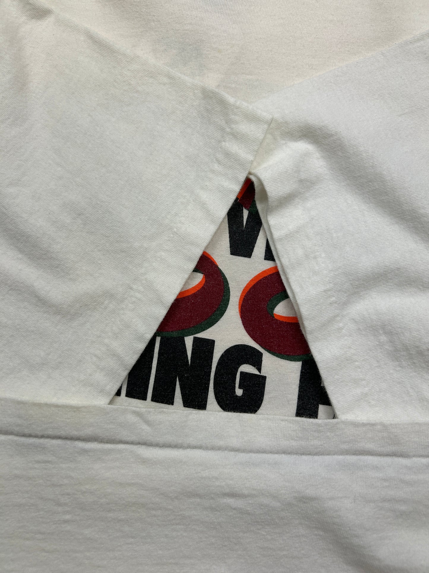 Vintage 1995 Miami VS FSU SomethingGot To Give NCAA Football T Shirt Size XL