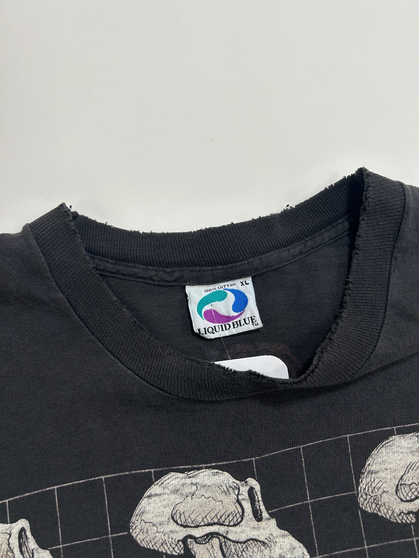 Vintage 1993 Grateful Dead What A Long Strange Trip Its Been Liquid Blue Music T-Shirt Size XL 90s