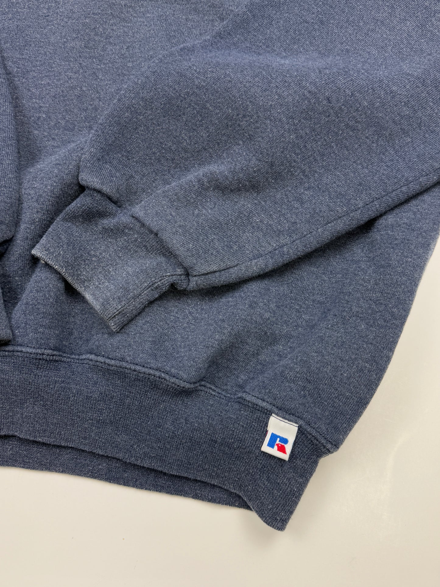 Russell Athletic Blank Crewneck Sweatshirt Size M Charcoal Blue
